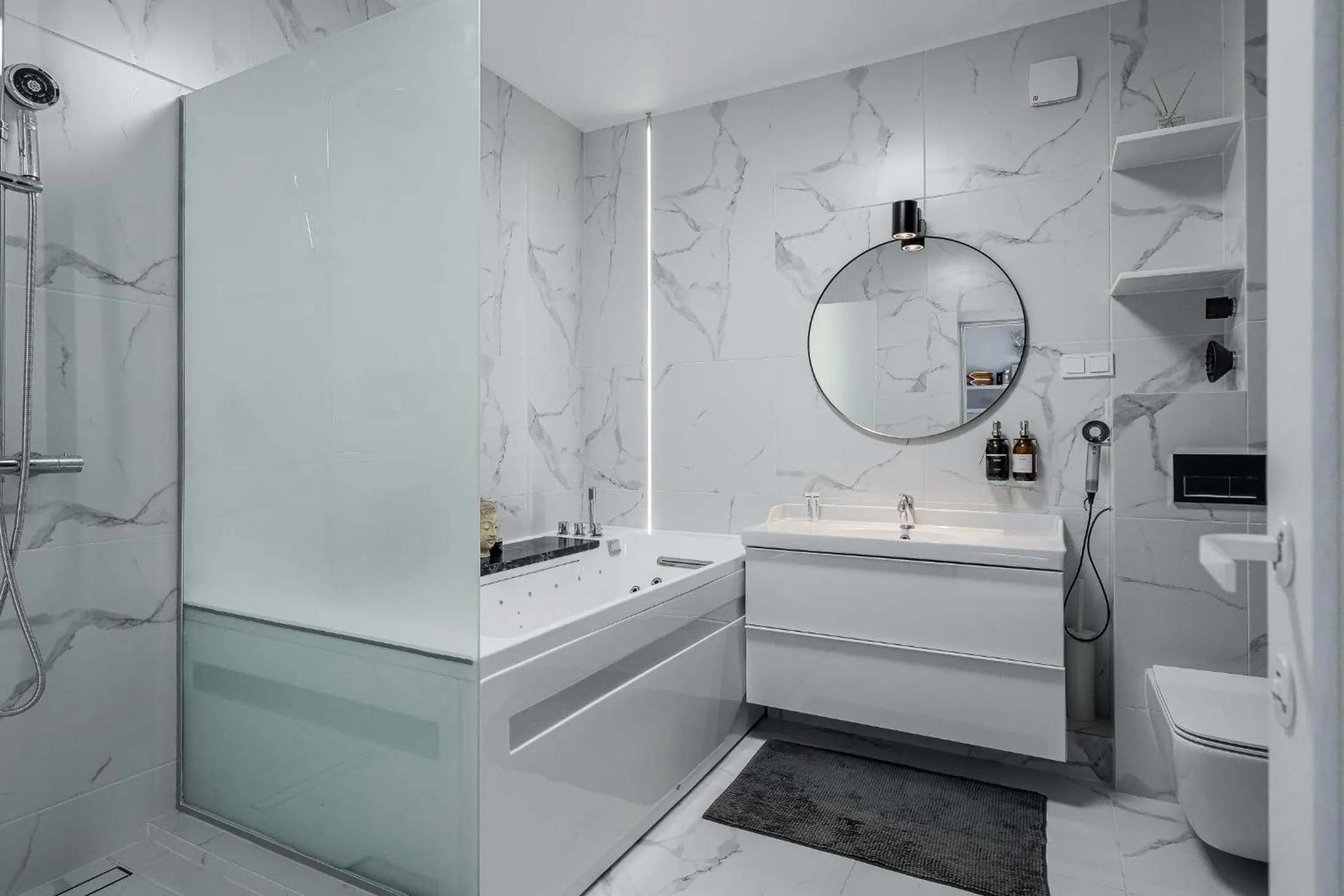 Shower in Grey House