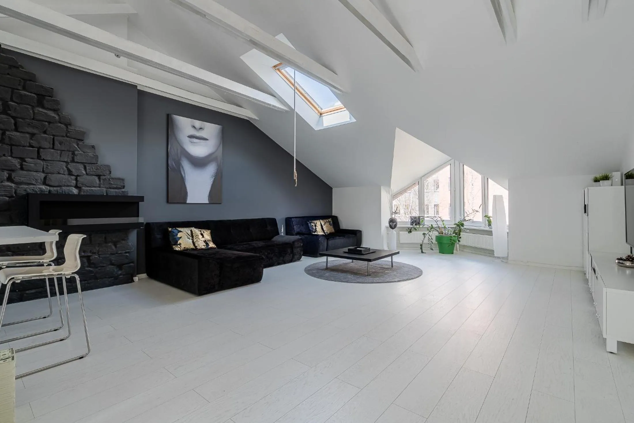 Living room in Grey House