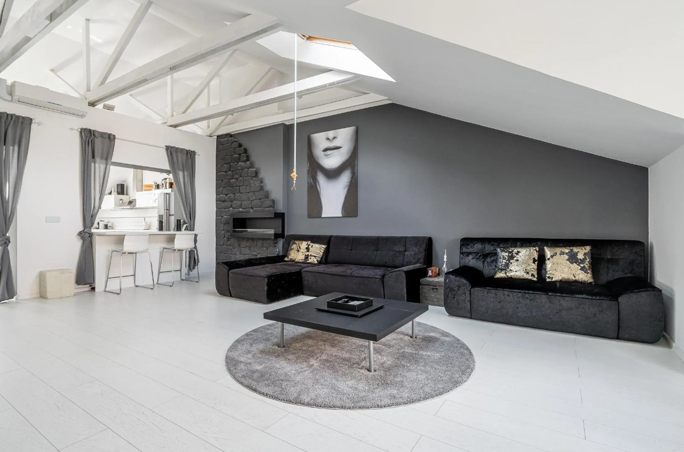 Living room in Grey House