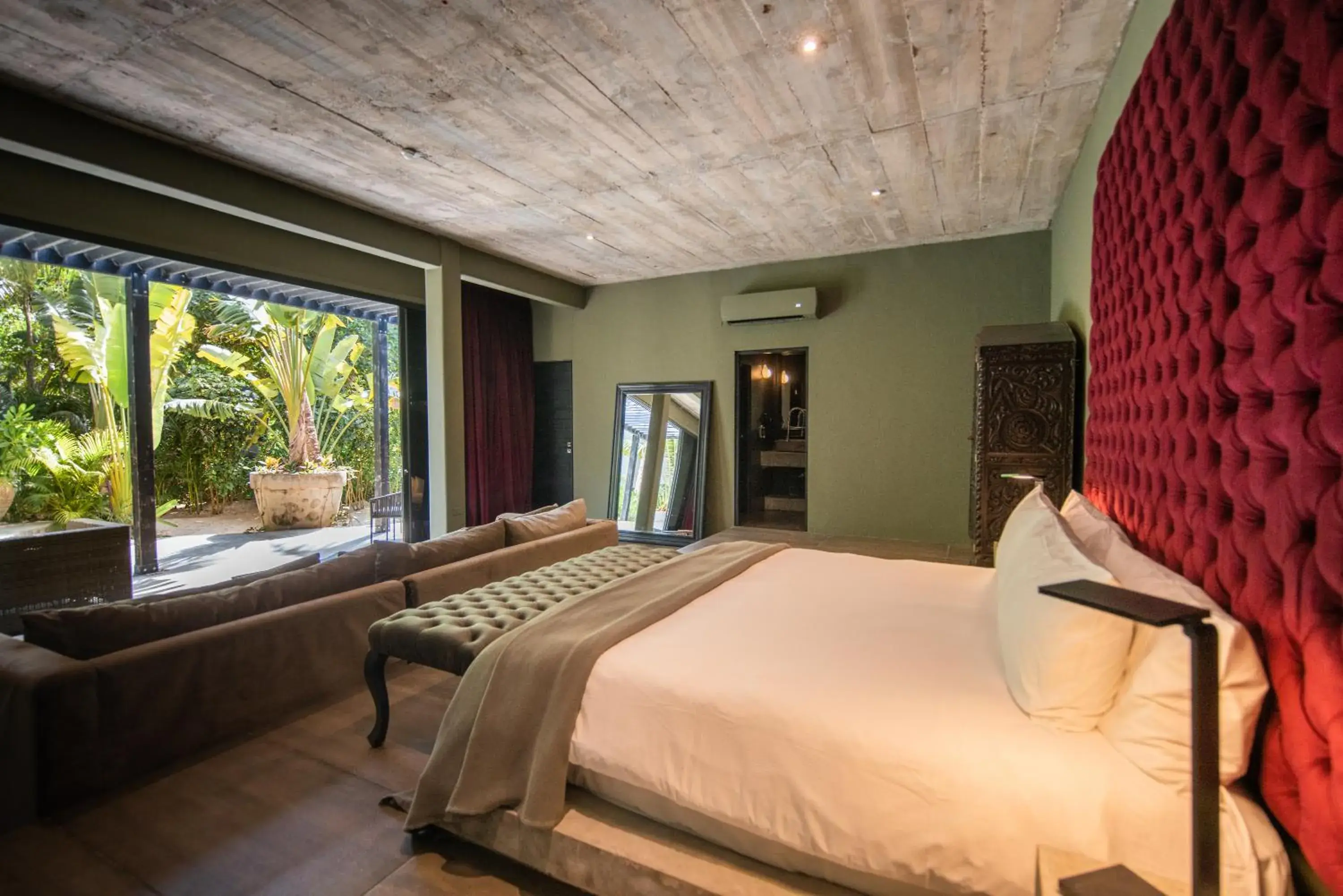 Garden view, Bed in Casa Malca Garden view, Bed in Casa Malca