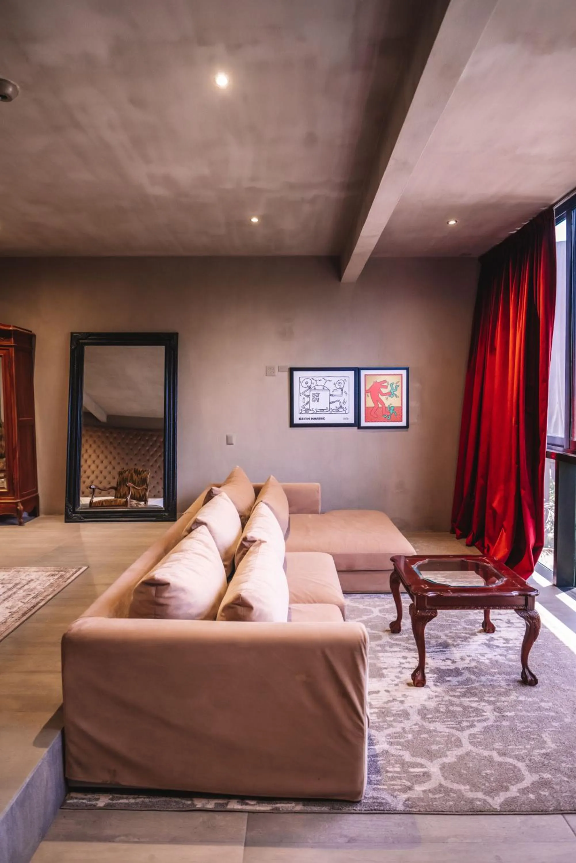 Seating area in Casa Malca