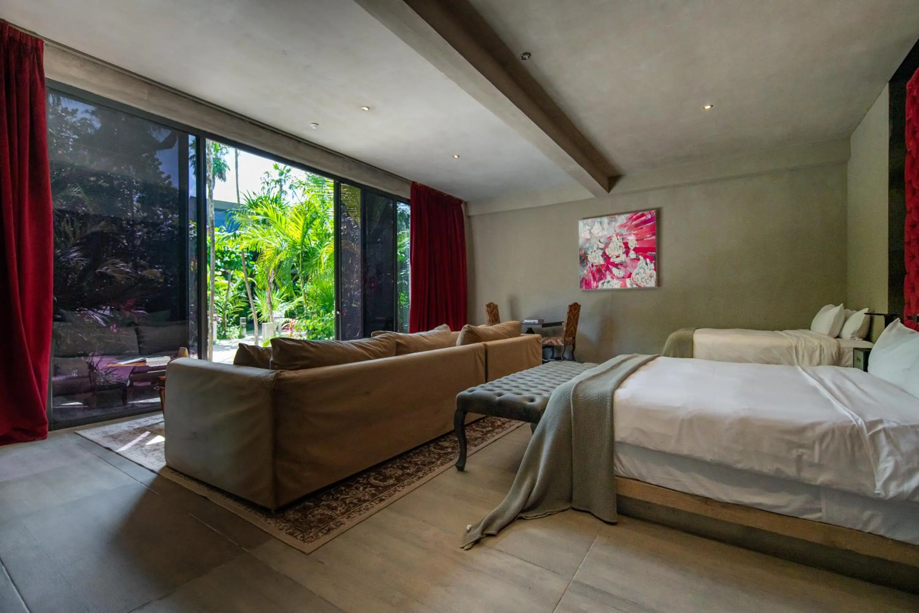 Garden view, Bed in Casa Malca