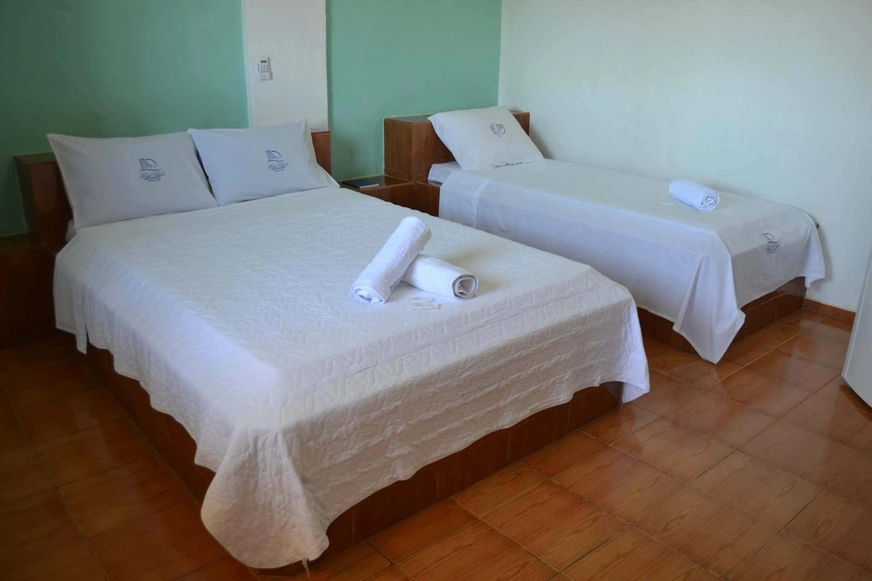 Bed in Hotel Chalé Ji-Parana