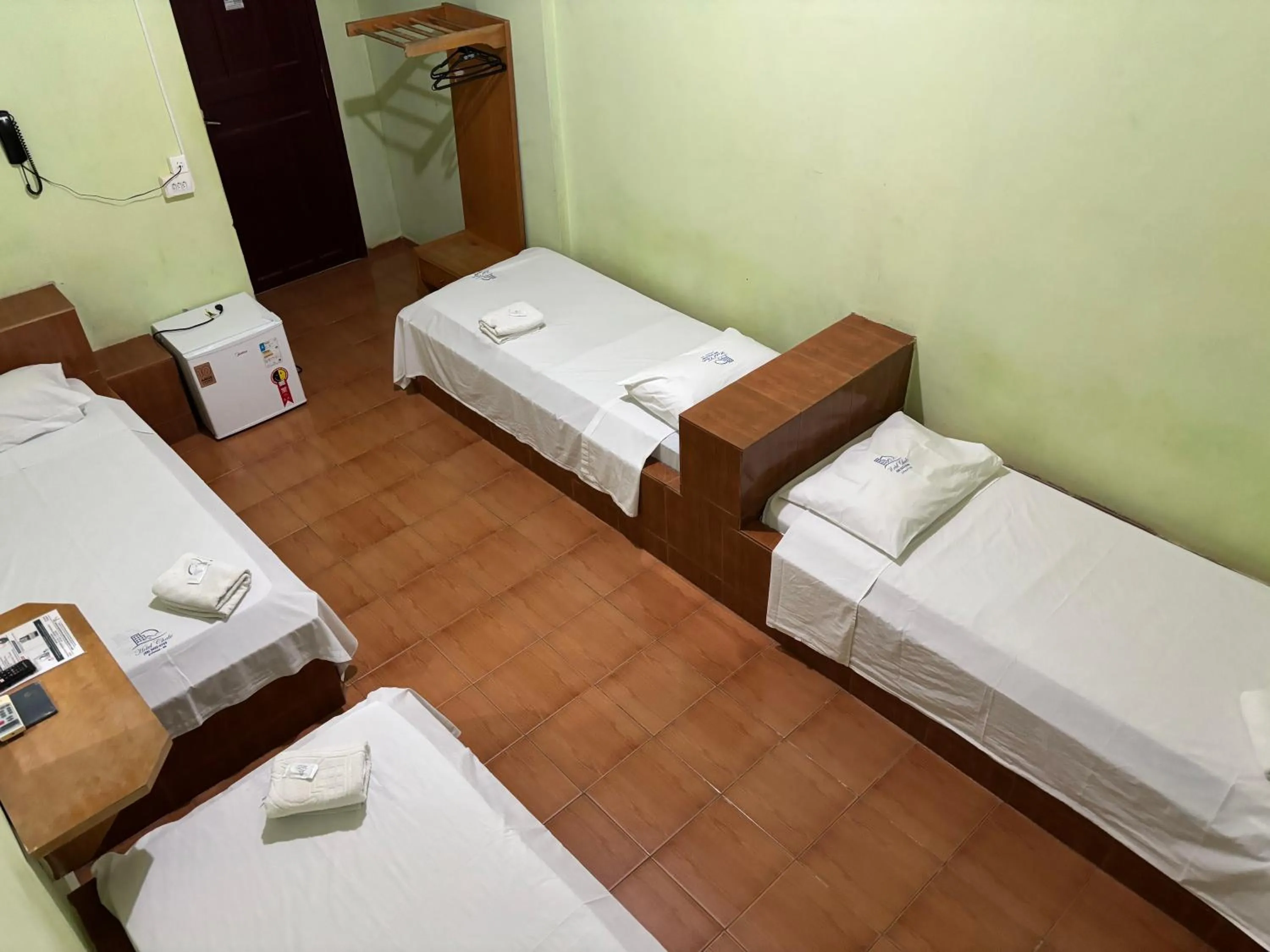 Bed in Hotel Chalé Ji-Parana