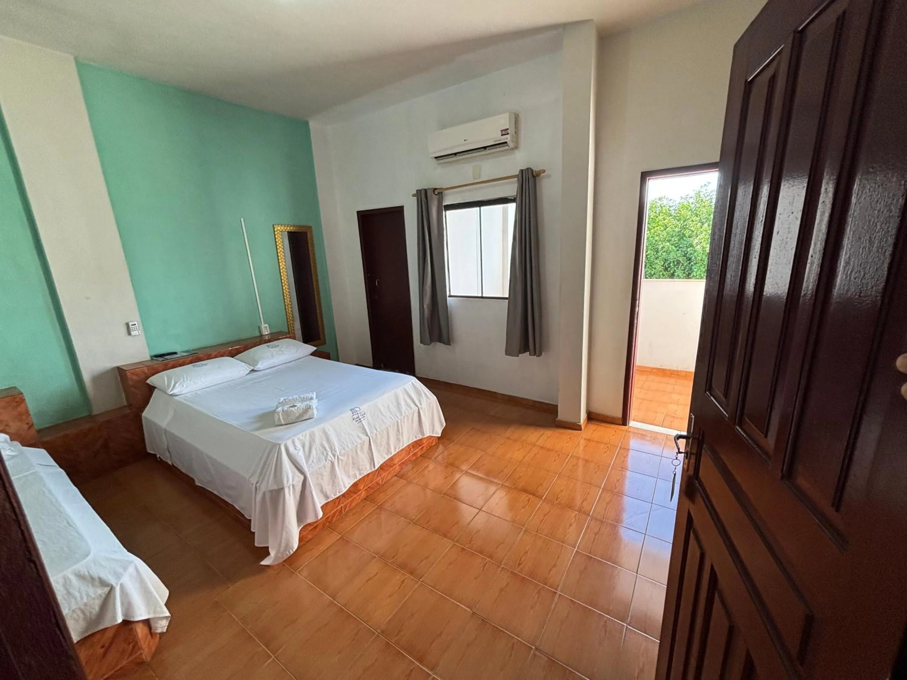 Bed in Hotel Chalé Ji-Parana