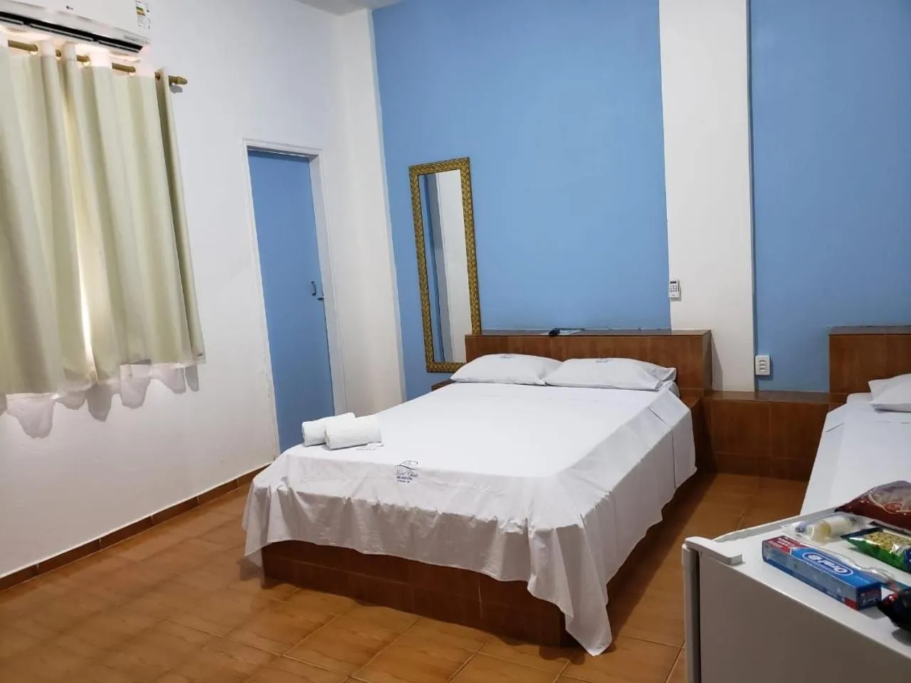 Bed in Hotel Chalé Ji-Parana