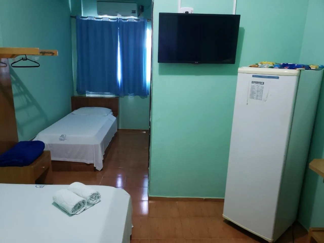 Bed in Hotel Chalé Ji-Parana