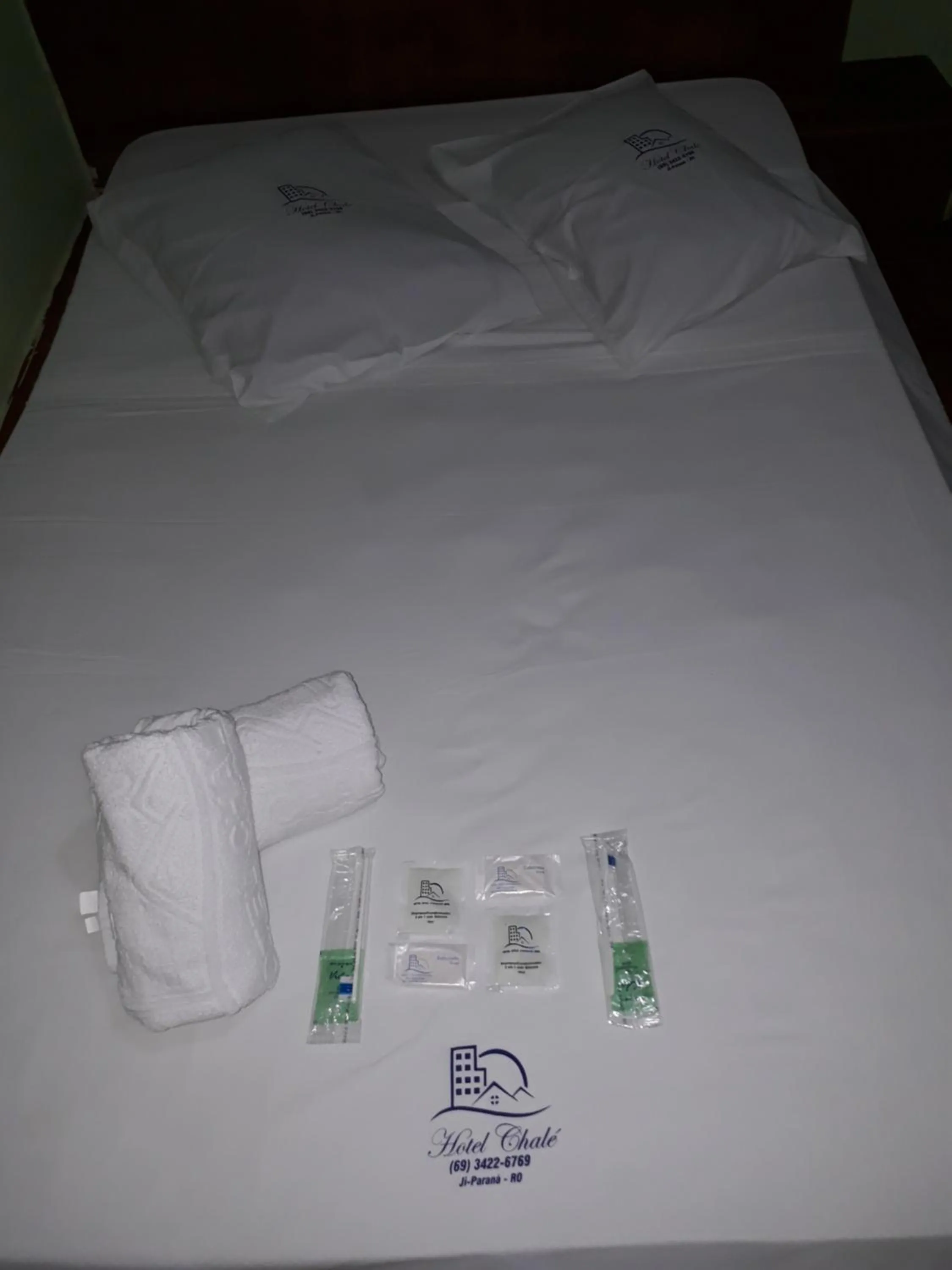 Bed in Hotel Chalé Ji-Parana