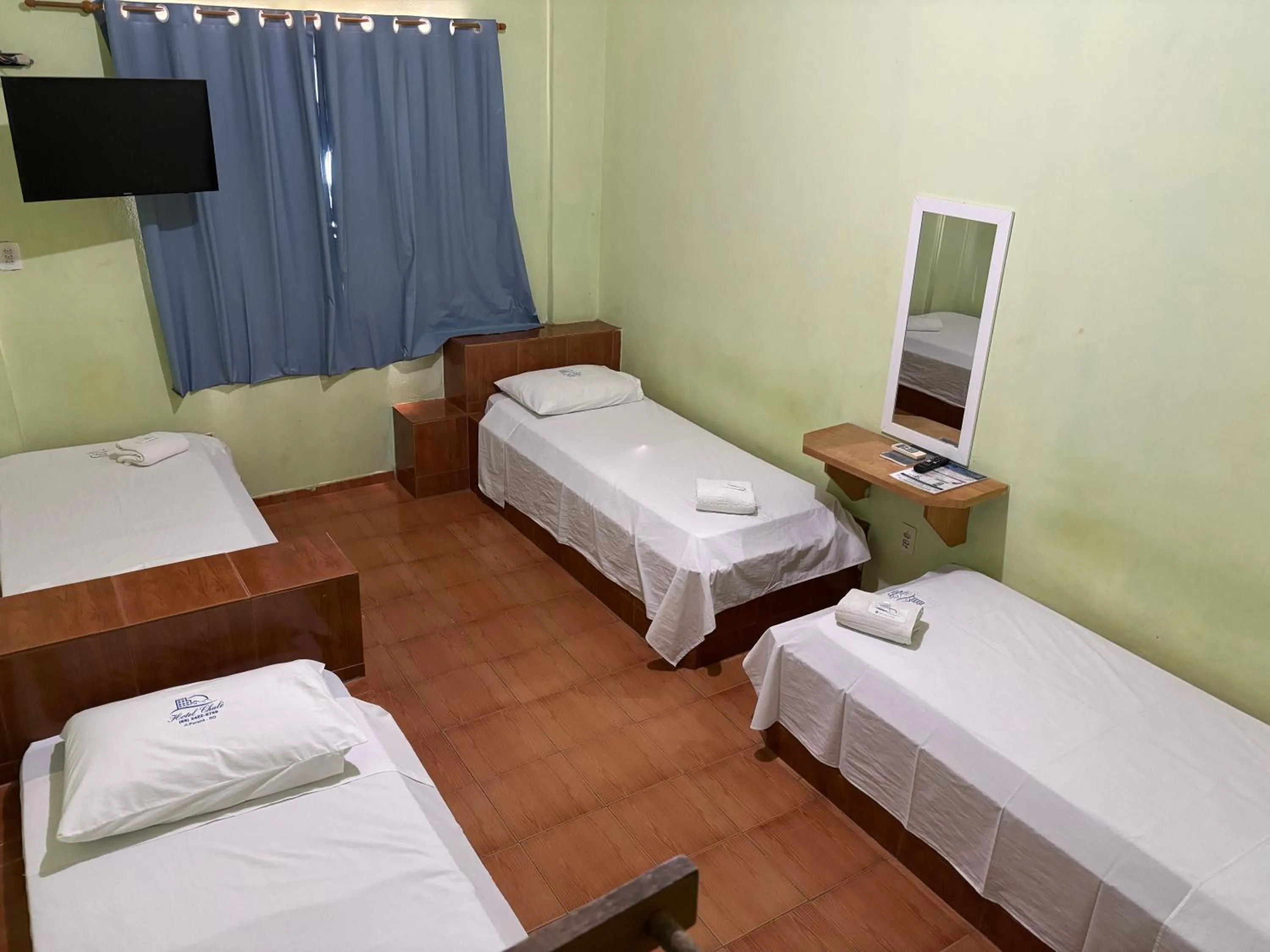 Bed in Hotel Chalé Ji-Parana