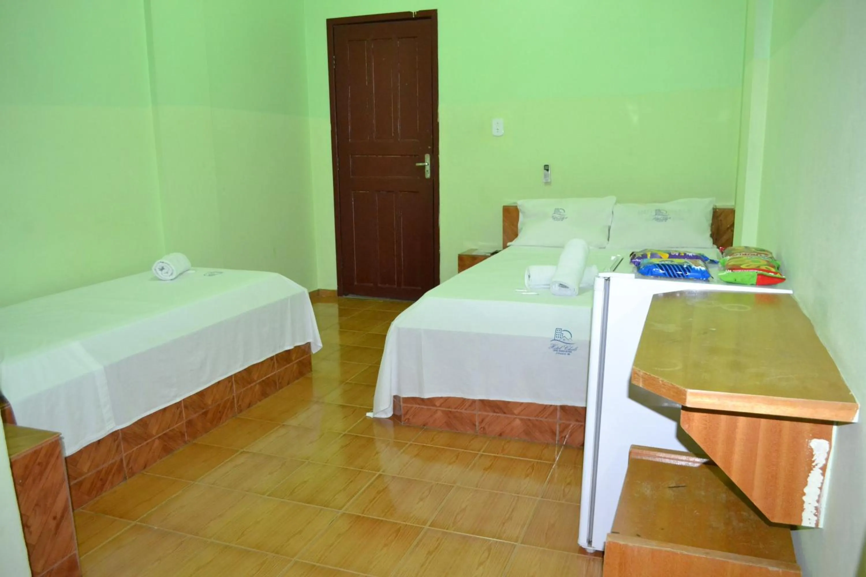 Bed in Hotel Chalé Ji-Parana