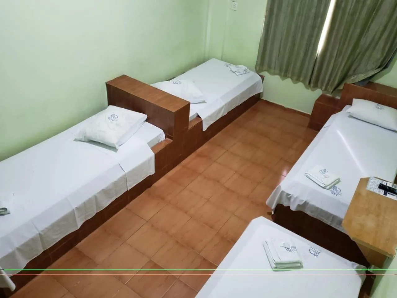 Bed in Hotel Chalé Ji-Parana