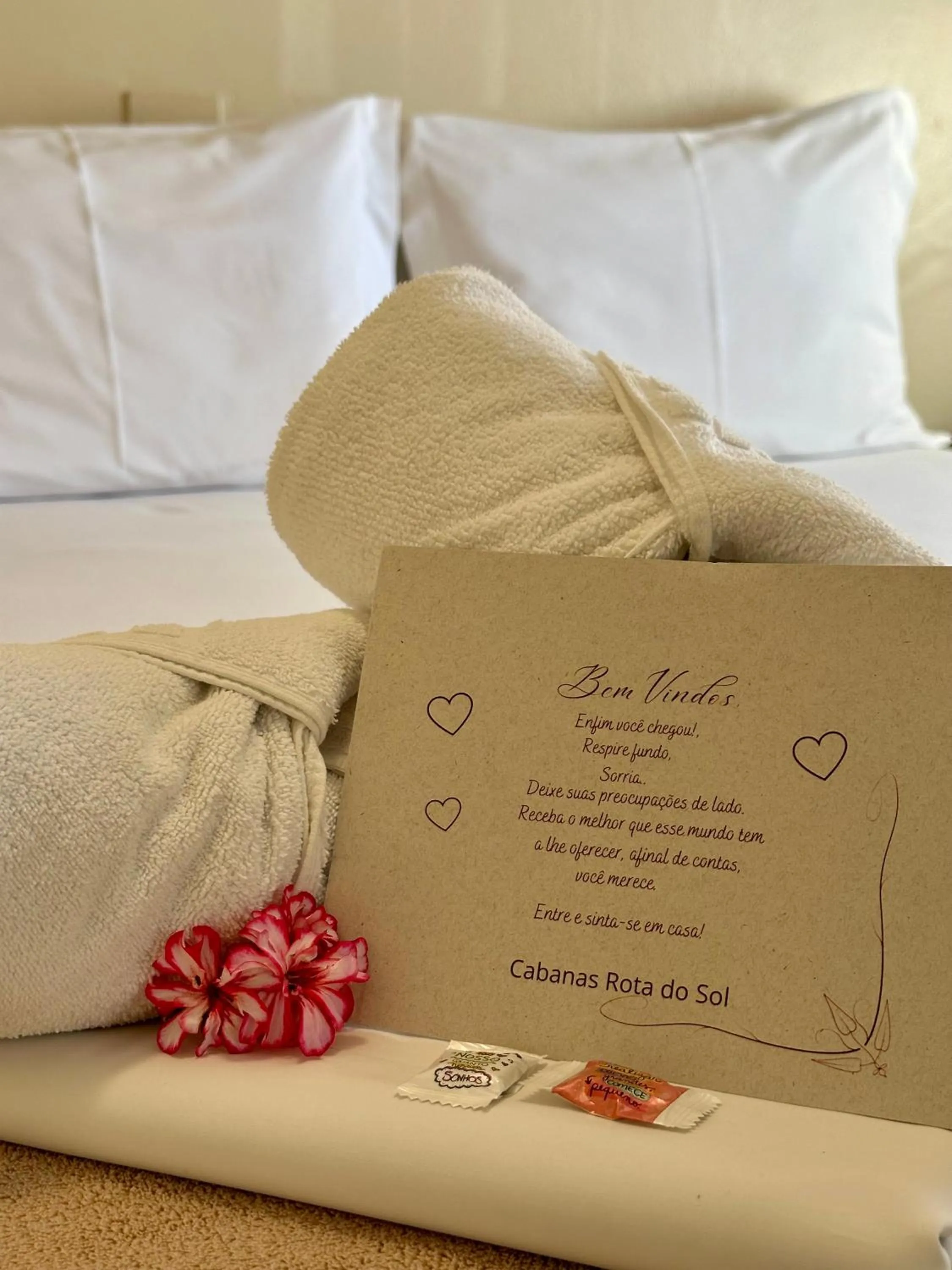 Bedroom, Bed in Pousada Cabanas Rota do Sol