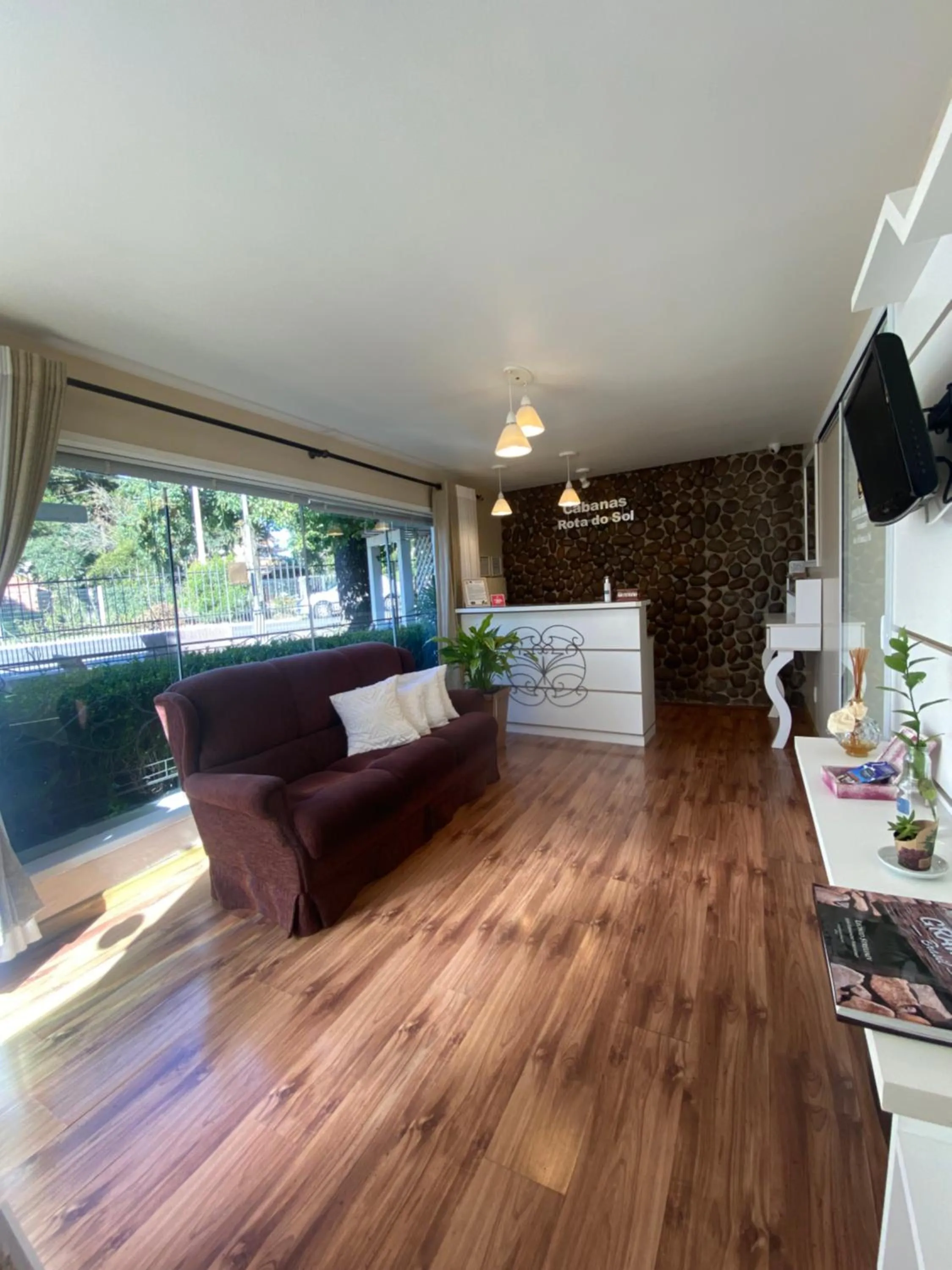 Lobby or reception in Pousada Cabanas Rota do Sol