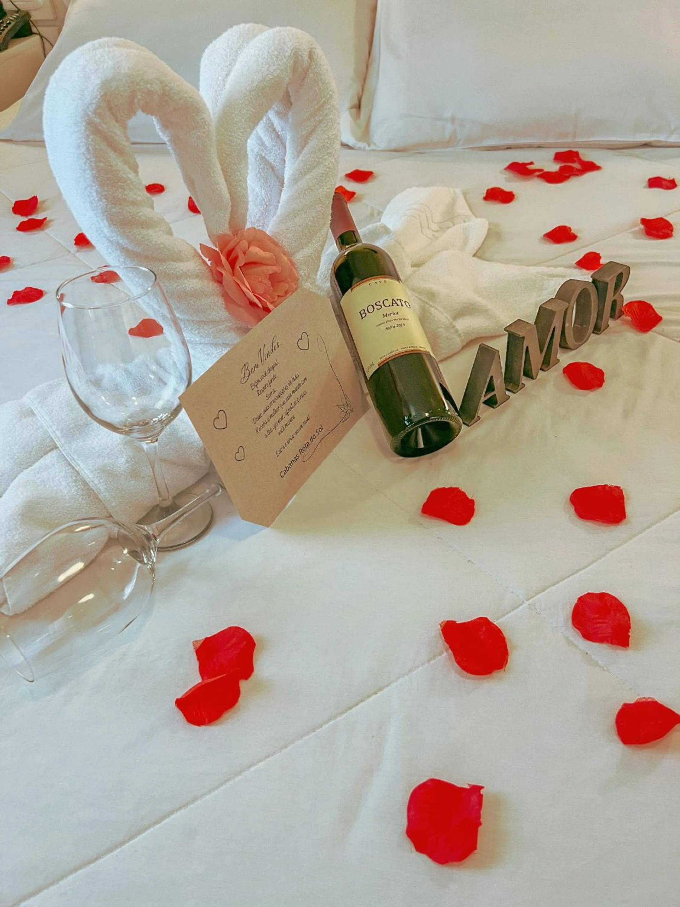 Bedroom, Bed in Pousada Cabanas Rota do Sol