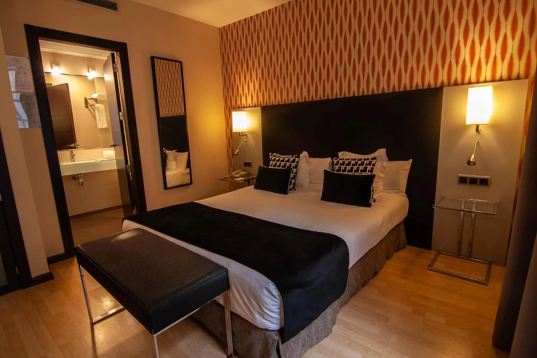 Bed in Hotel San Gil