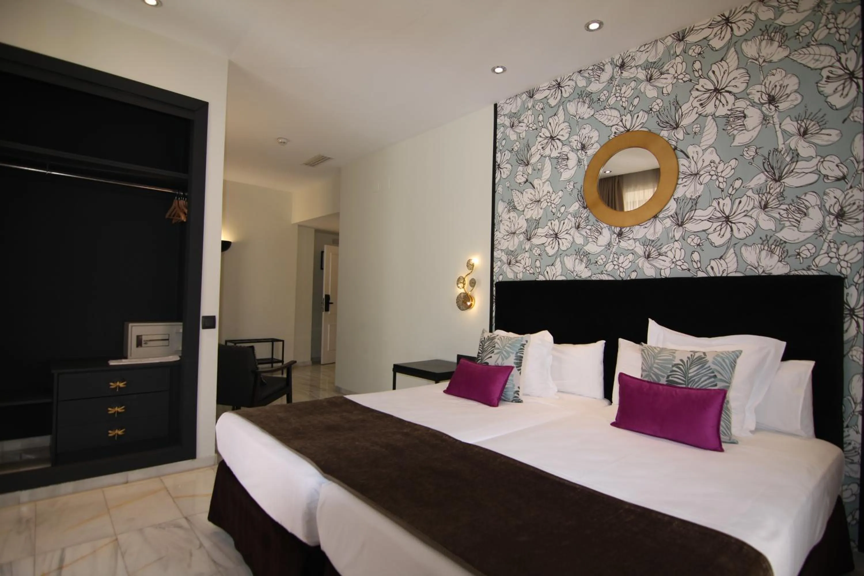 Bed in Hotel San Gil