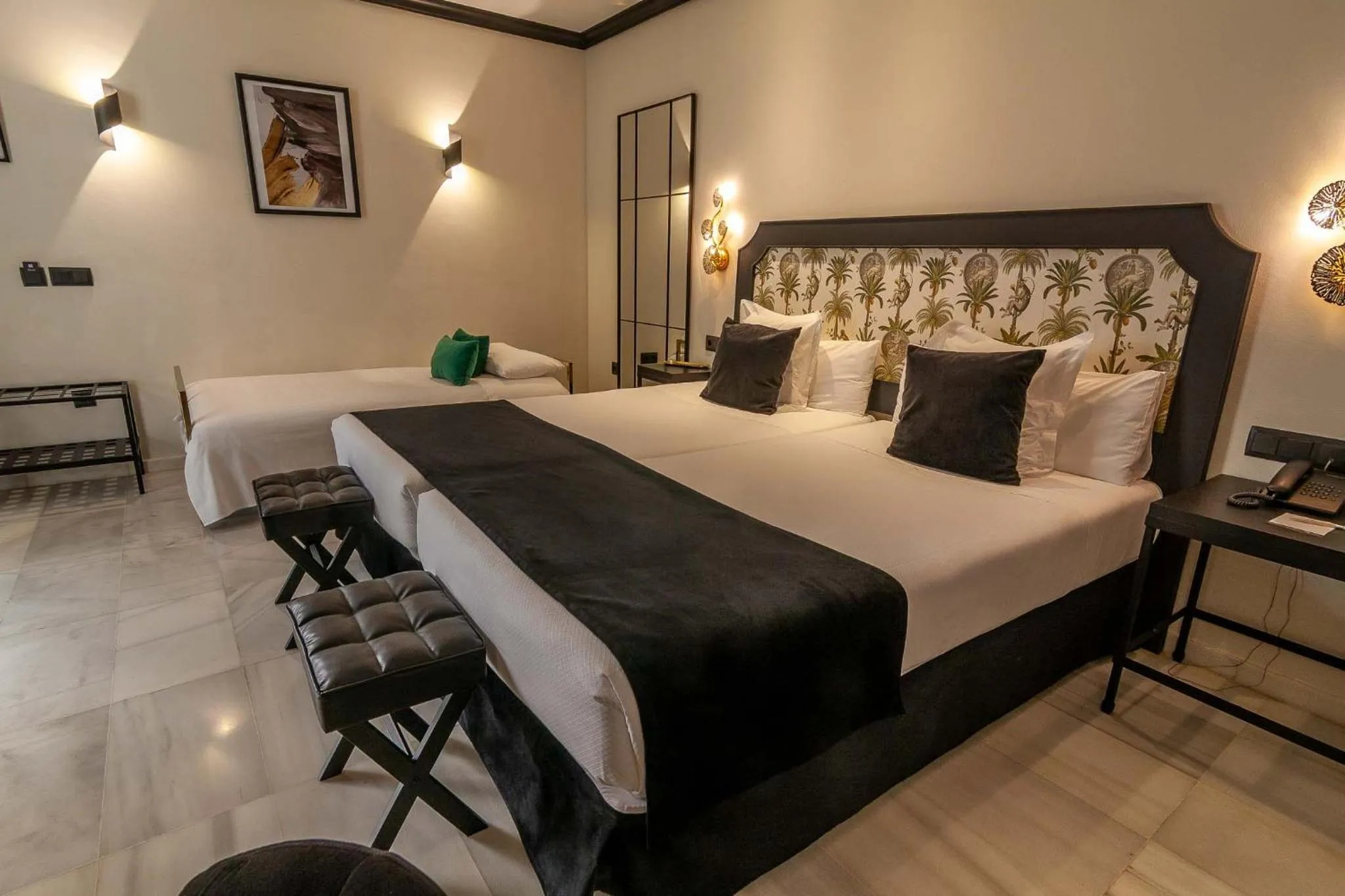 Bed in Hotel San Gil