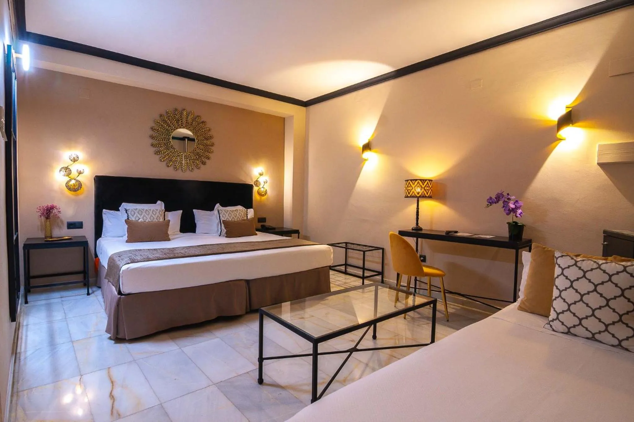 Bed in Hotel San Gil