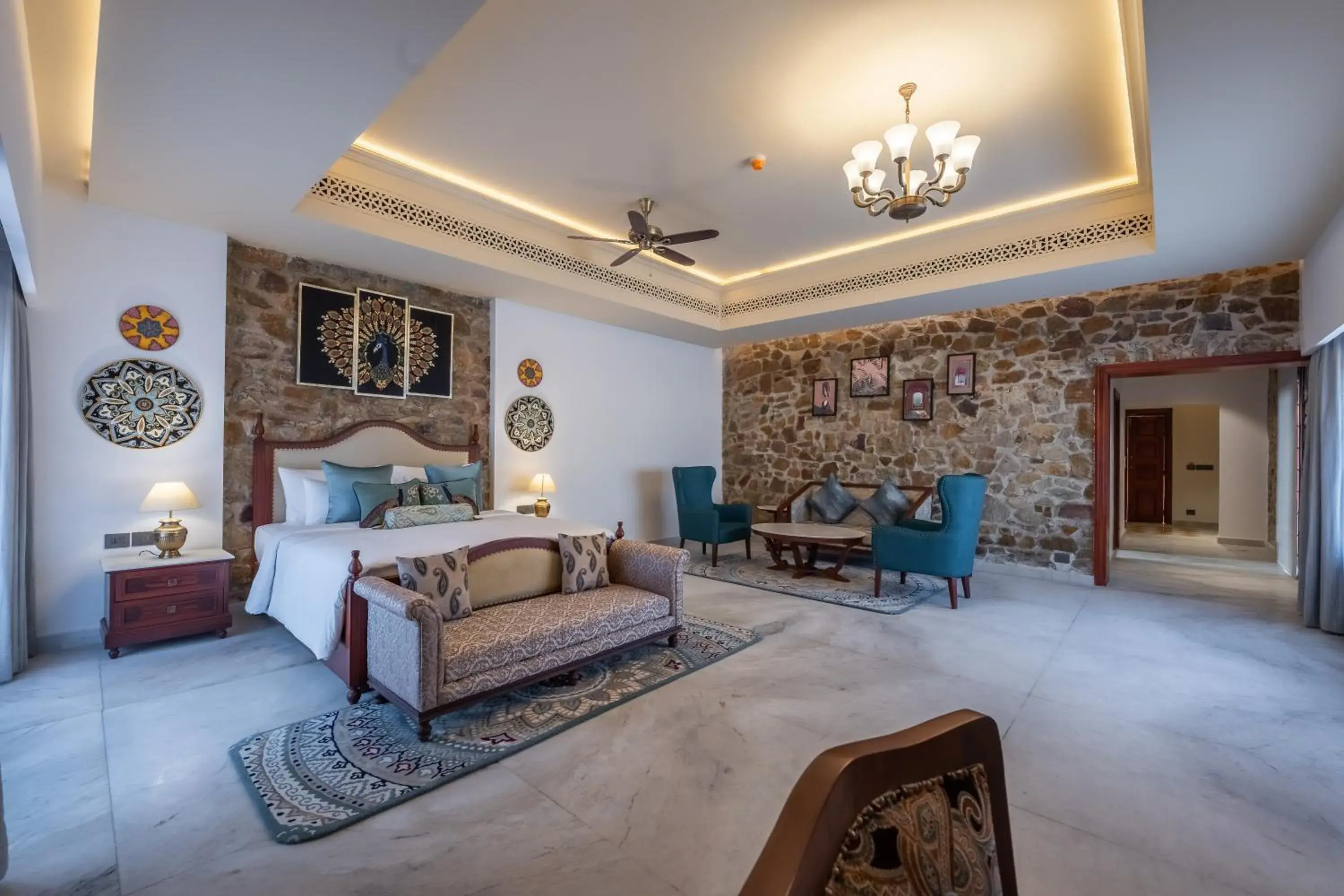 Bedroom, Bed in Juna Mahal Jungle Resort Ranthambore Bedroom, Bed in Juna Mahal Jungle Resort Ranthambore