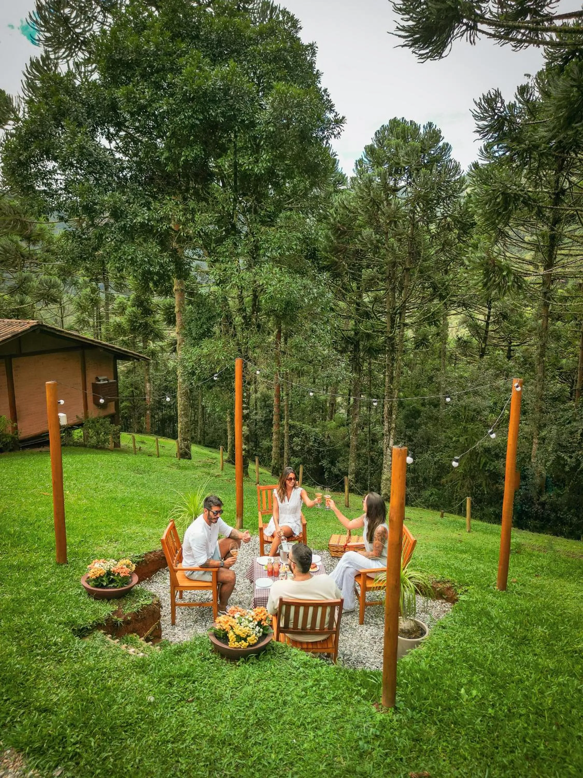 Garden in Pousada Casa Campestre