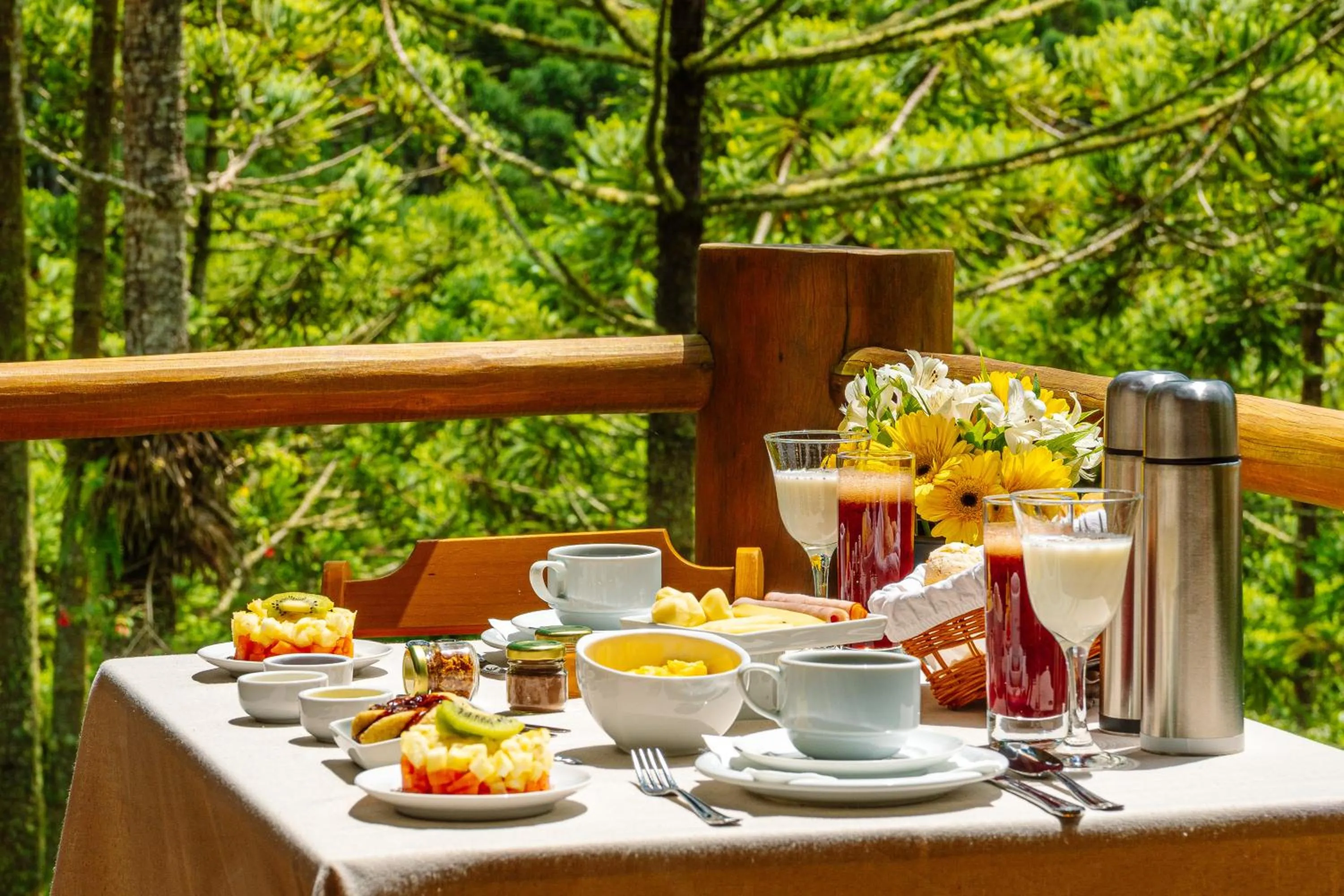 Breakfast in Pousada Casa Campestre