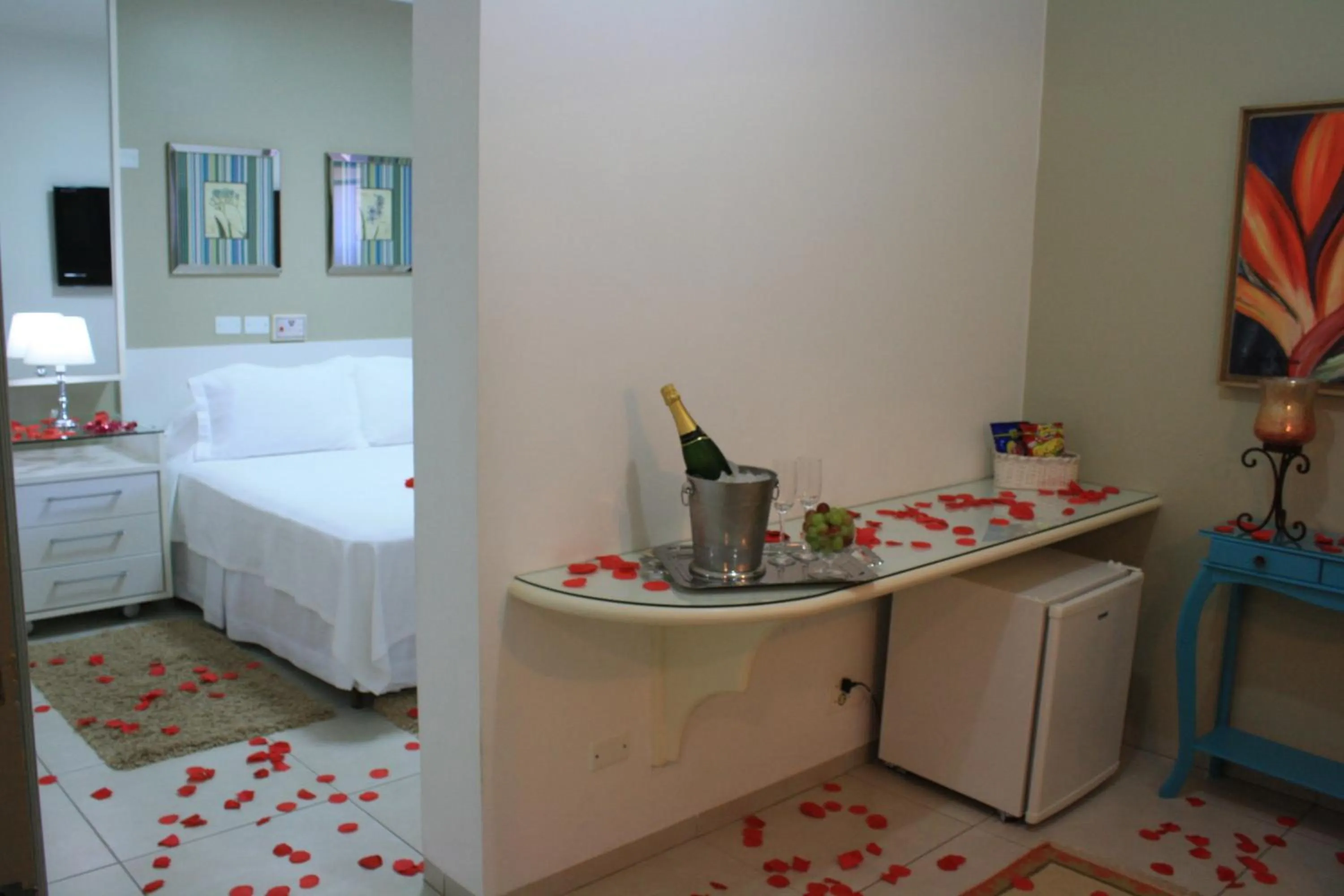 Bed in Hotel Pousada Ourinhos