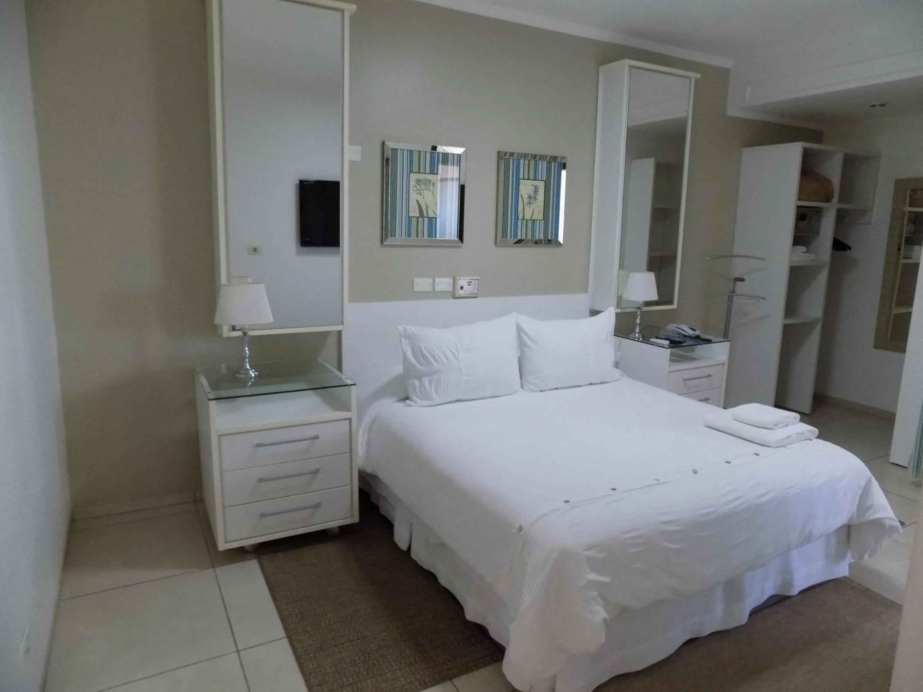 Bed in Hotel Pousada Ourinhos