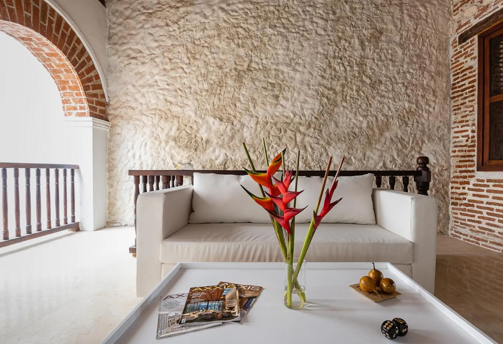 Living room in Hotel Voilá Getsemaní