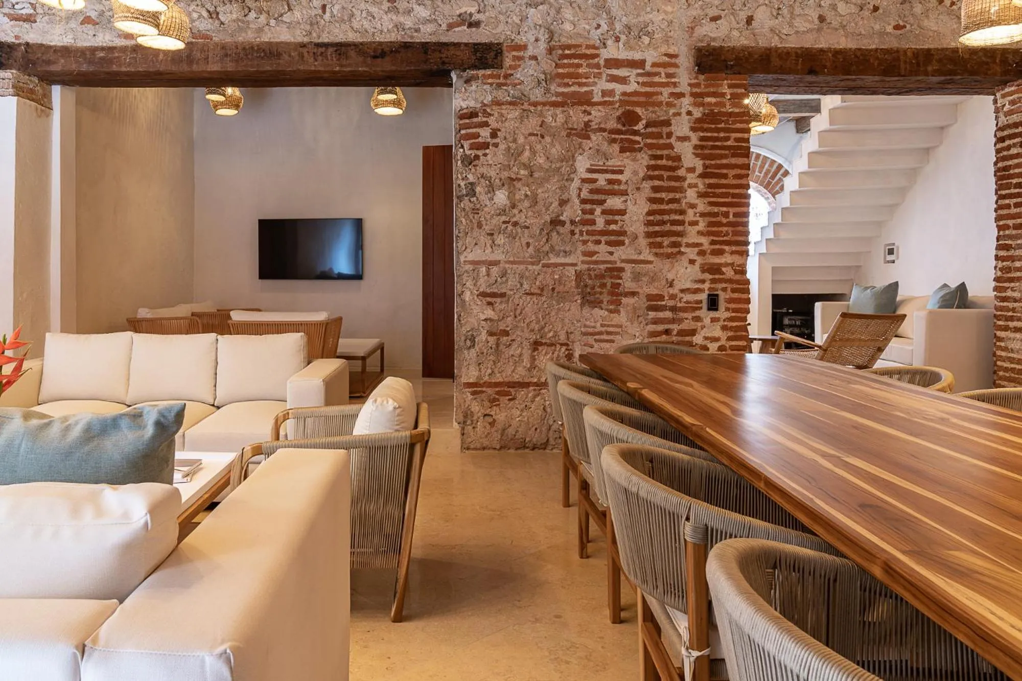 Living room in Hotel Voilá Getsemaní