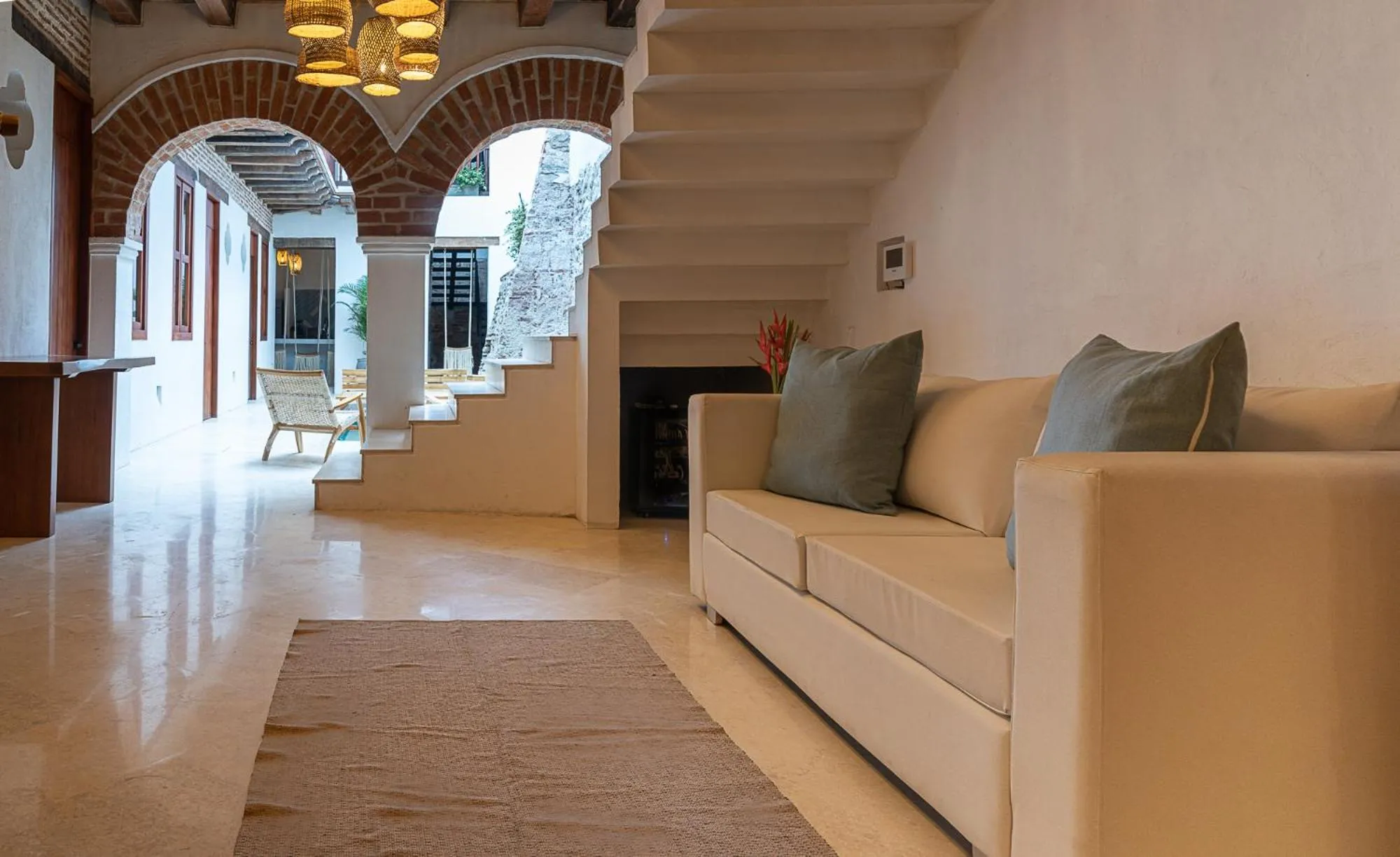 Living room in Hotel Voilá Getsemaní