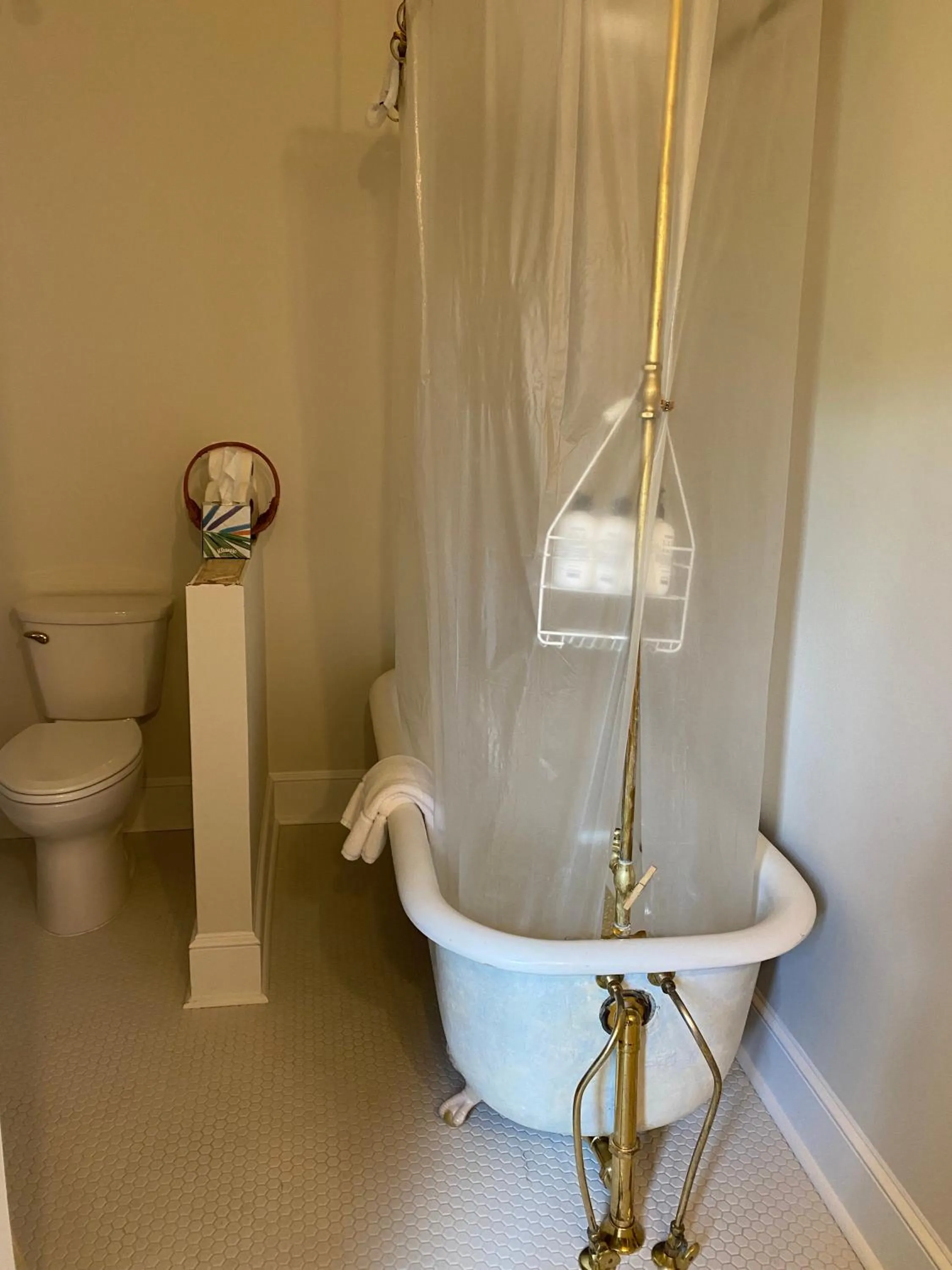 Shower in Gable House Bed and Breakfast Inn