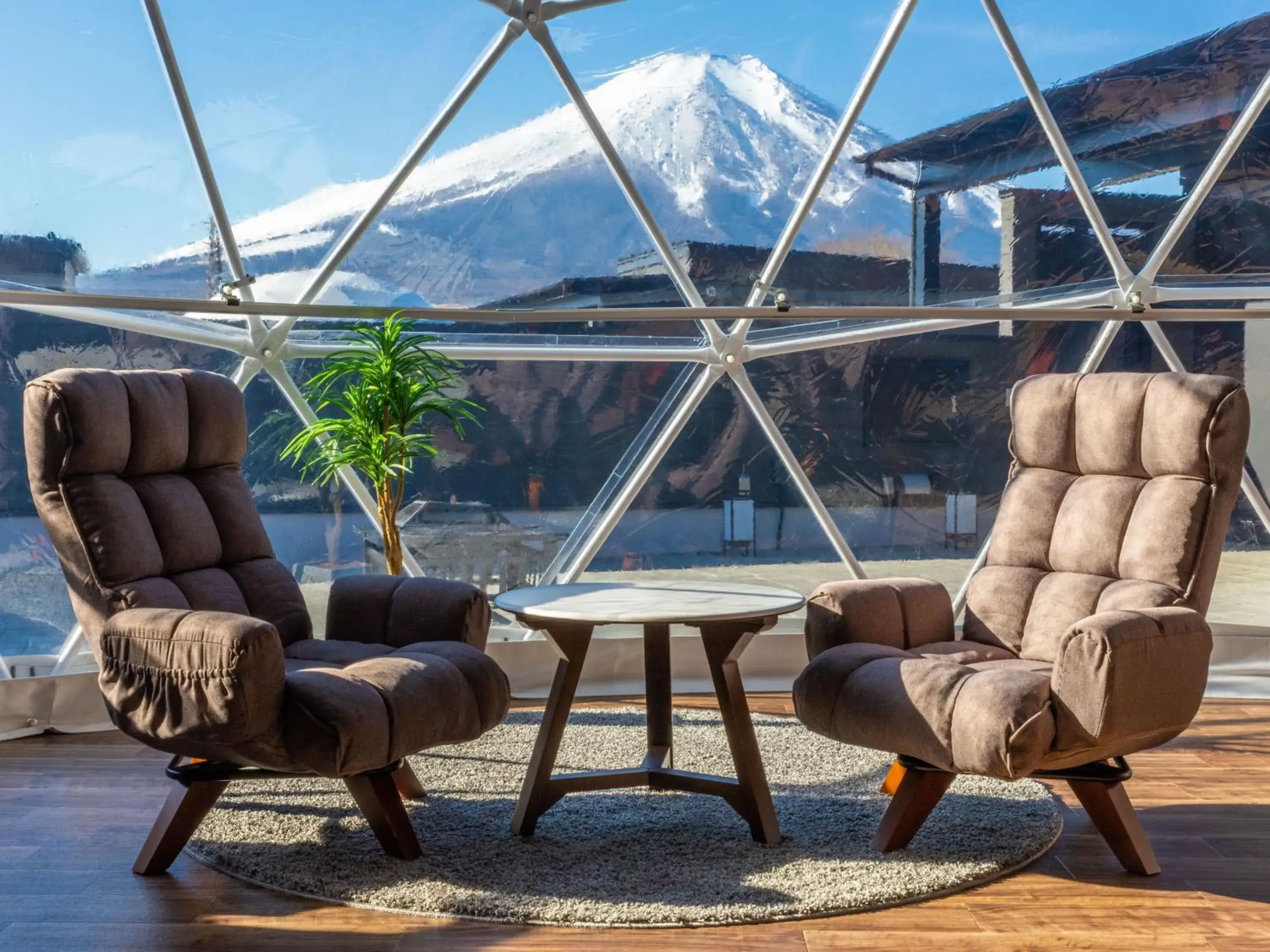 Mountain view in VISION GLAMPING Resort & Spa 山中湖 Mountain view in VISION GLAMPING Resort & Spa 山中湖