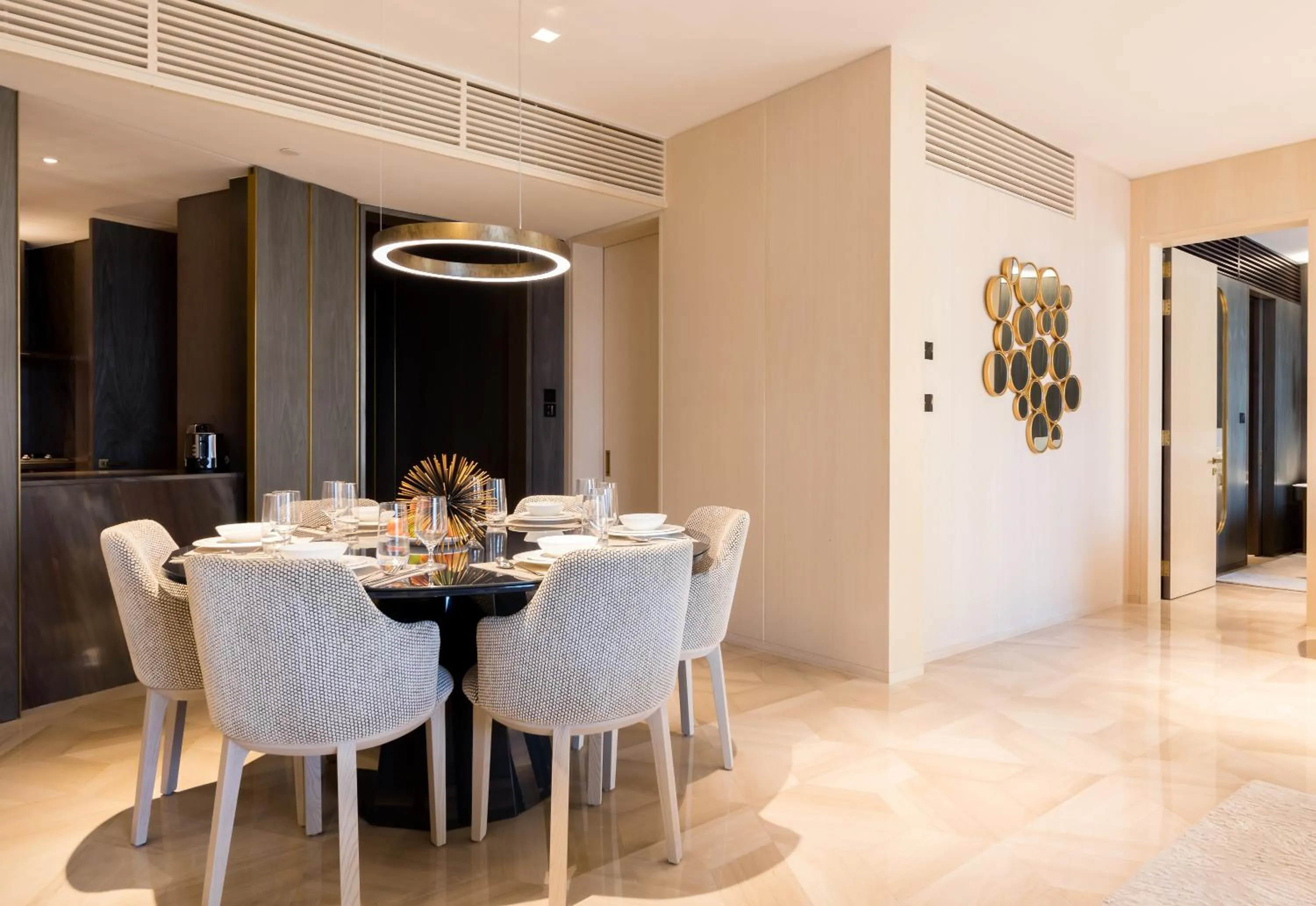 Dining area in Maison Privee - Luxury Sea View Apt in FIVE Resort on The Palm