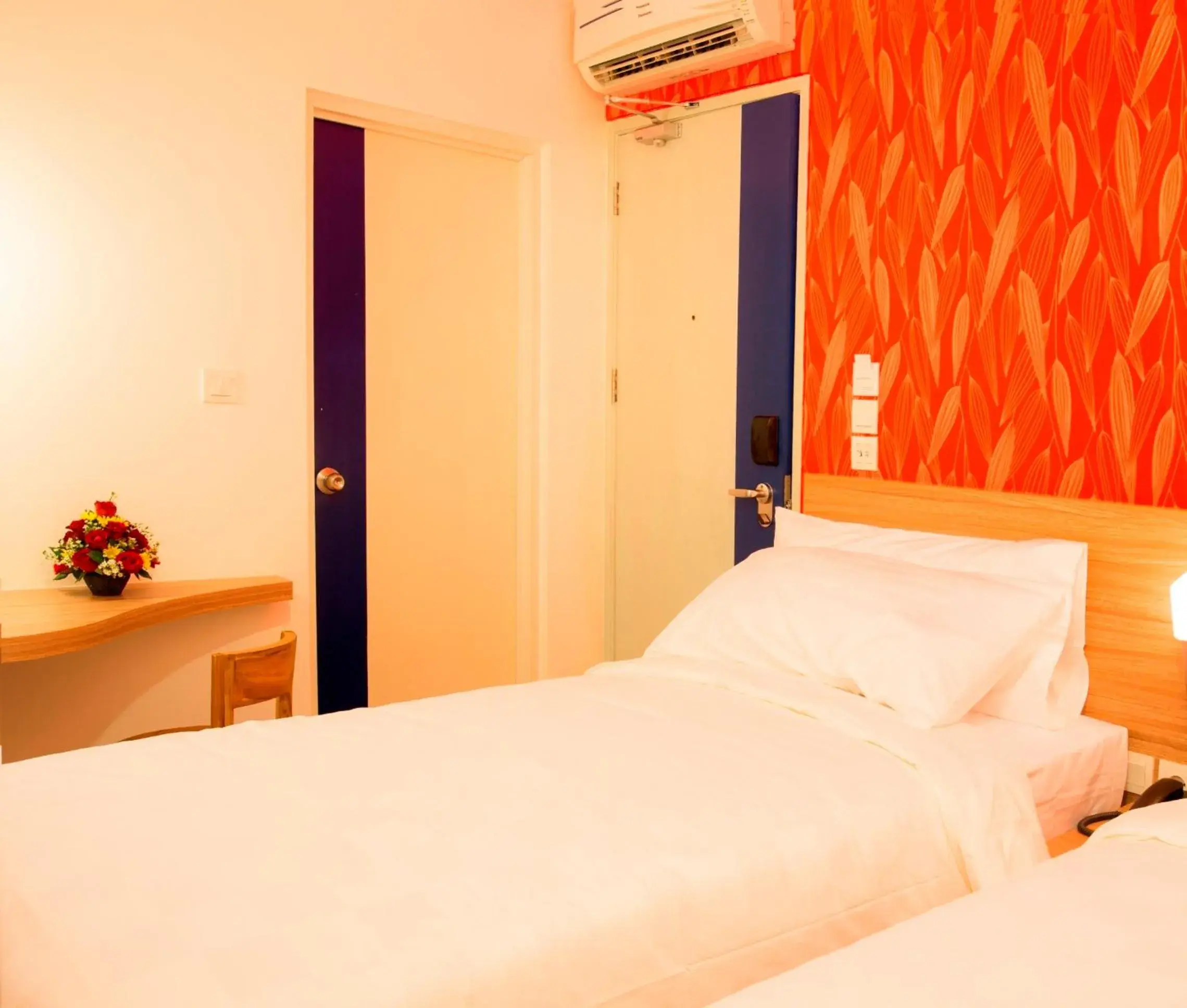 Bed in DeMira Hotel Bed in DeMira Hotel