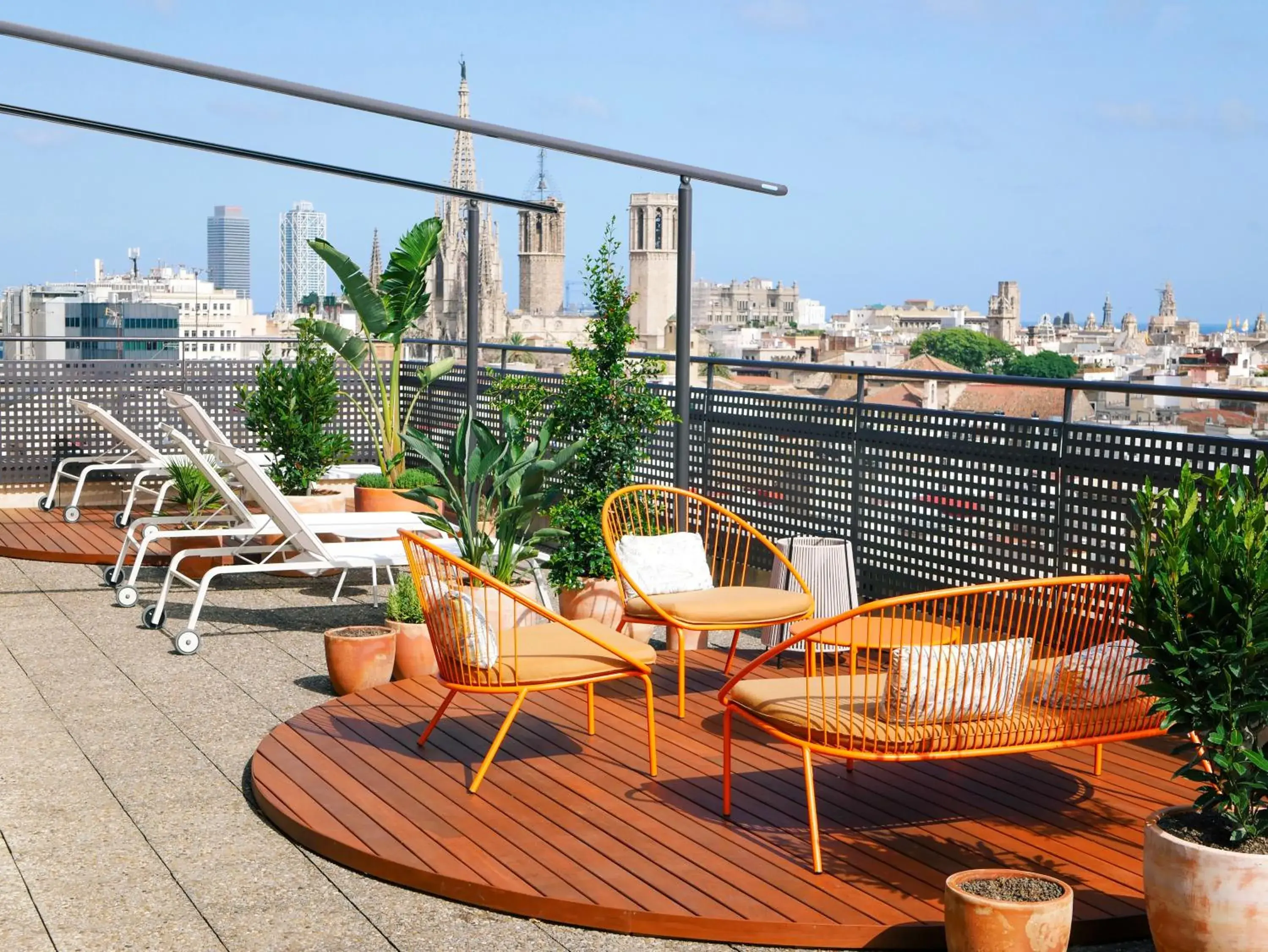 Property building in Citadines Ramblas Barcelona Property building in Citadines Ramblas Barcelona