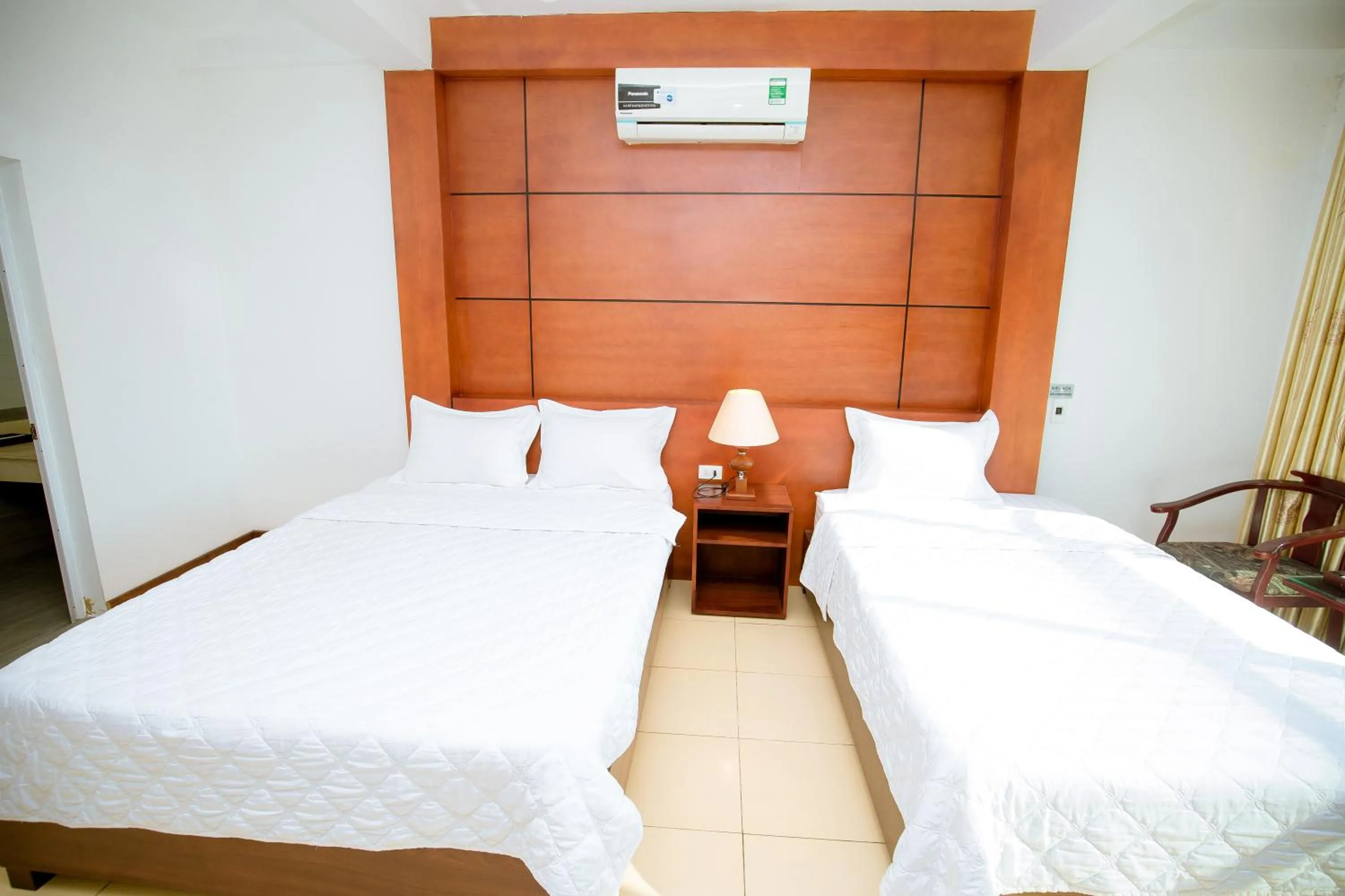 Bed in Viet Huong Hotel