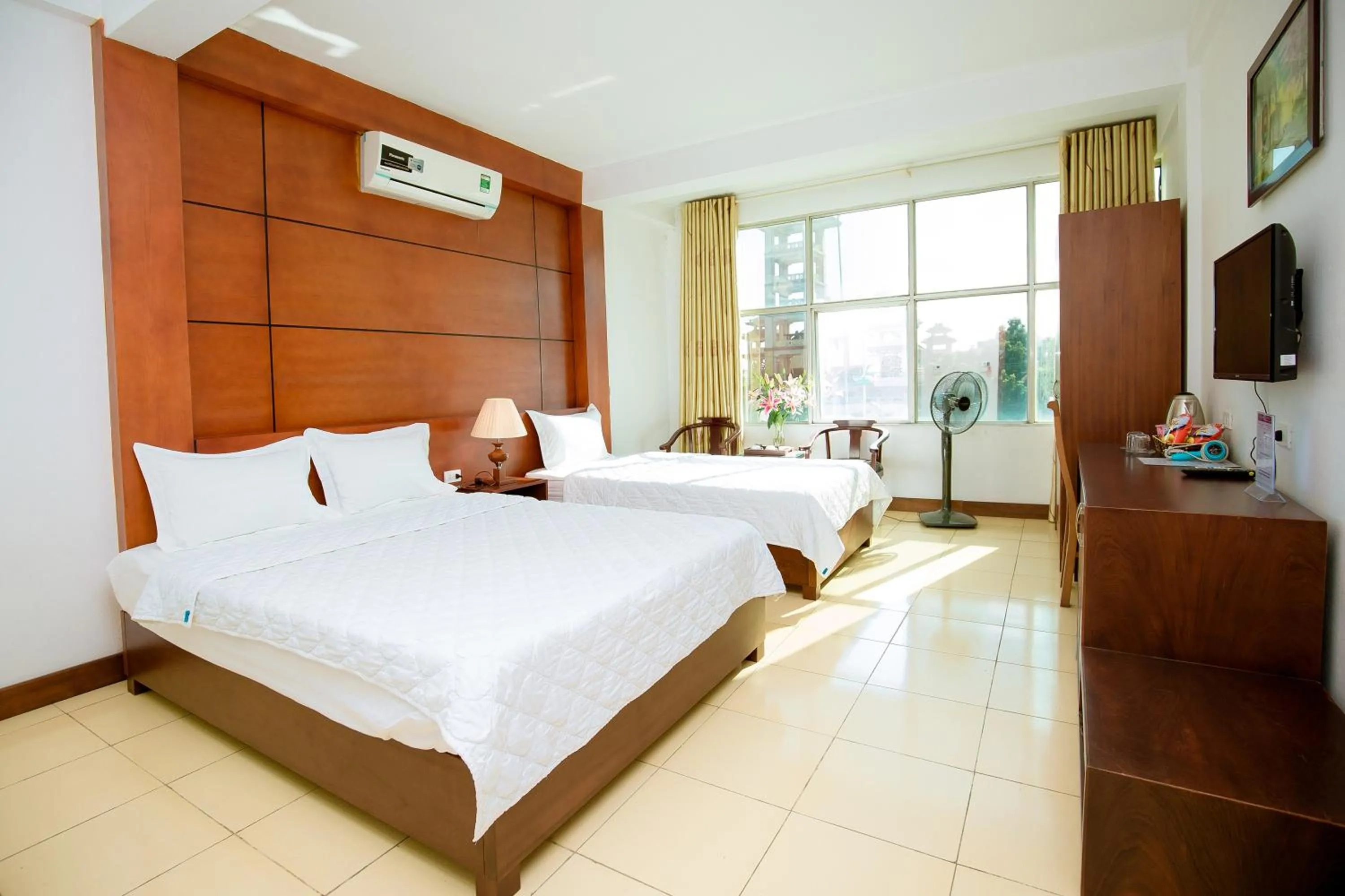 Bed in Viet Huong Hotel