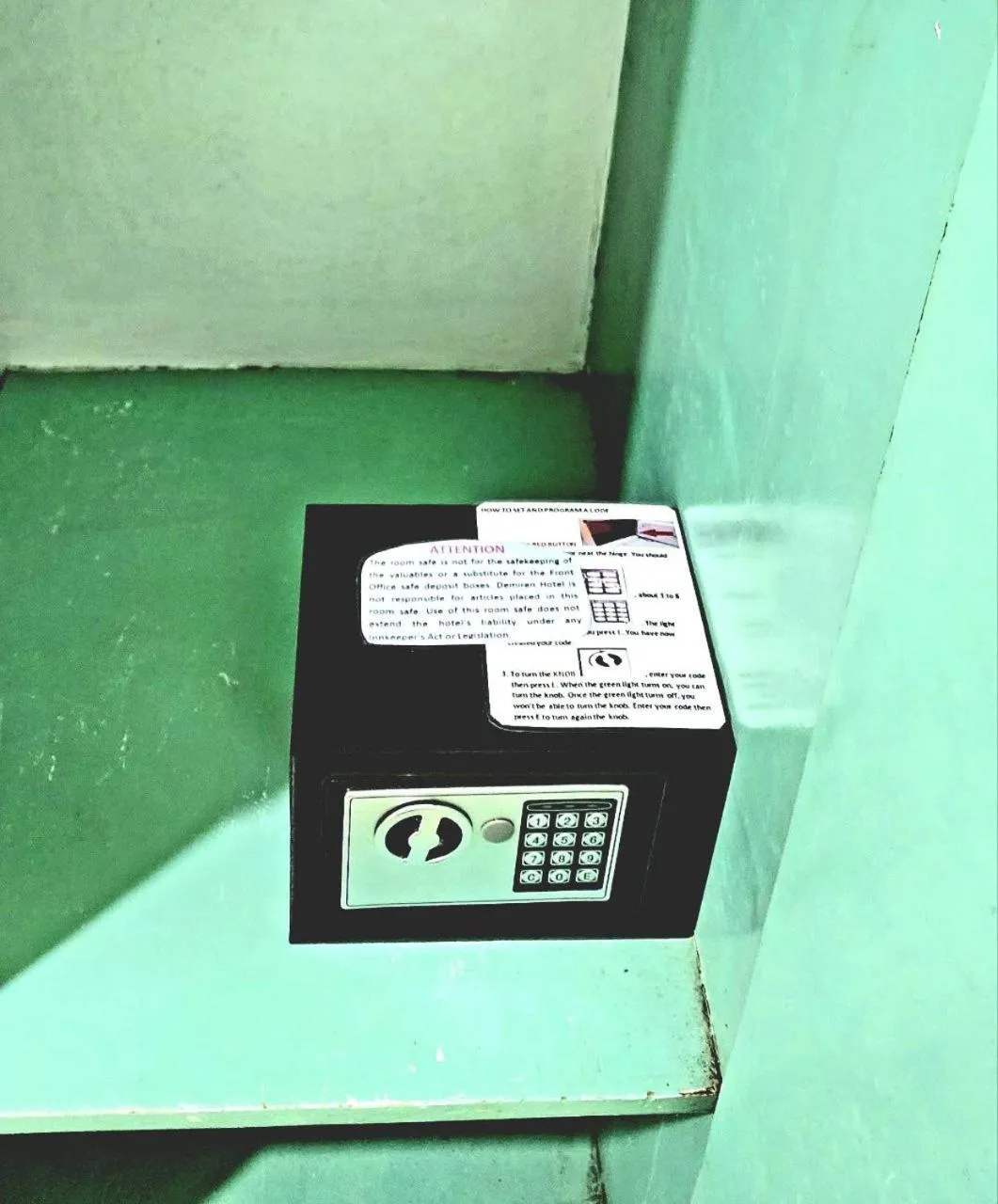 safe in Demiren Hotel