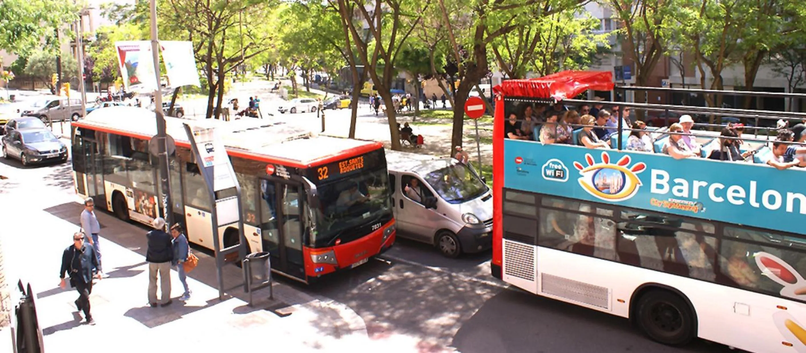 City view in Hotel Travessera