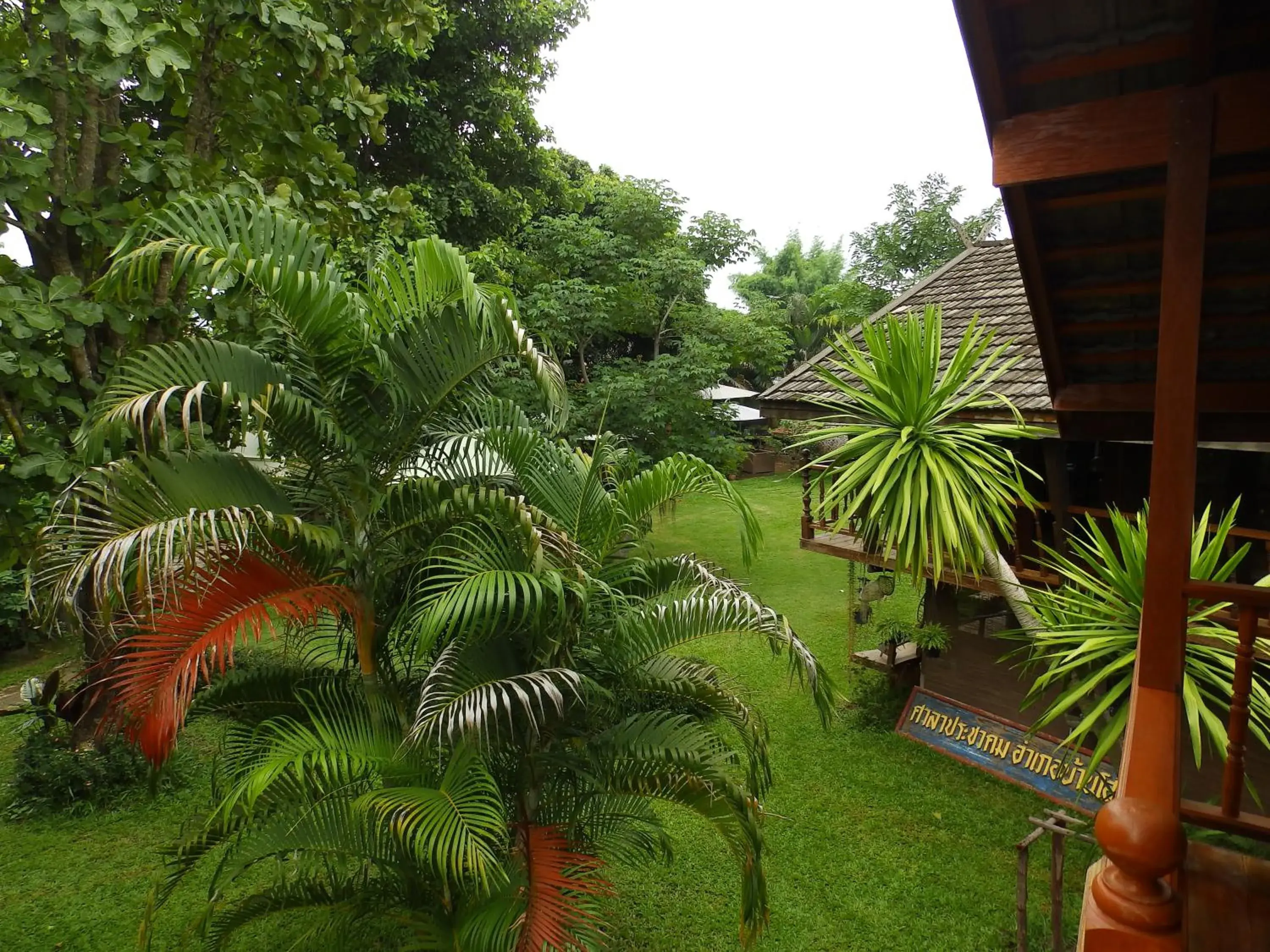 Garden view in Rice Barn And Rooms Garden view in Rice Barn And Rooms