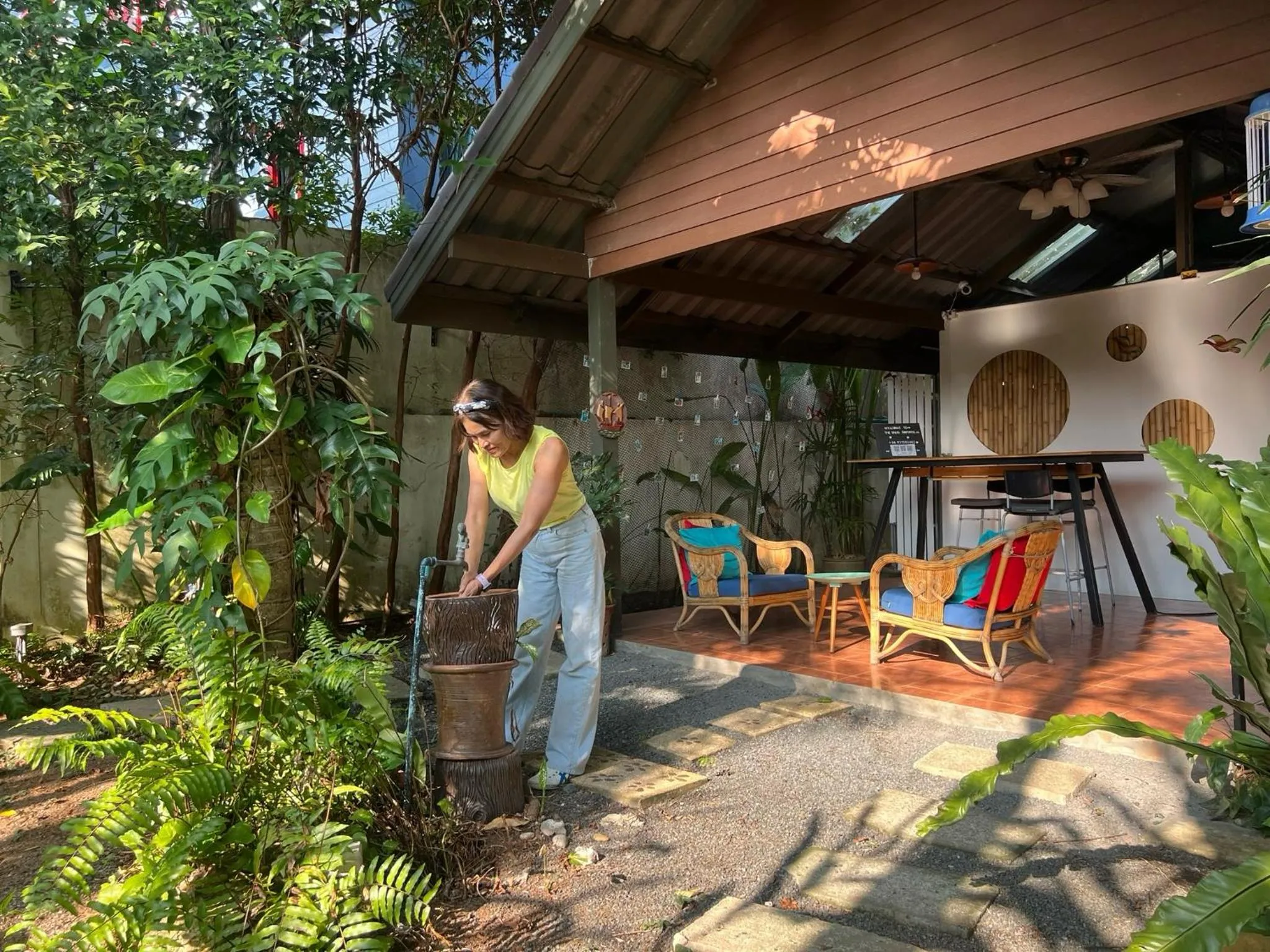 Patio in The Snug Airportel - Phuket Airport