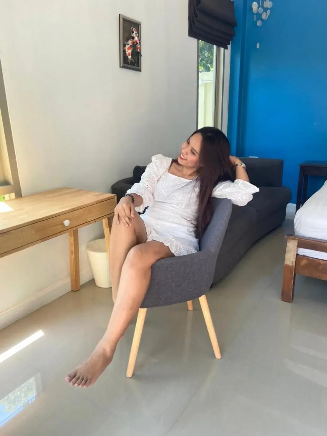 Seating area, Bed in The Snug Airportel - Phuket Airport Seating area, Bed in The Snug Airportel - Phuket Airport