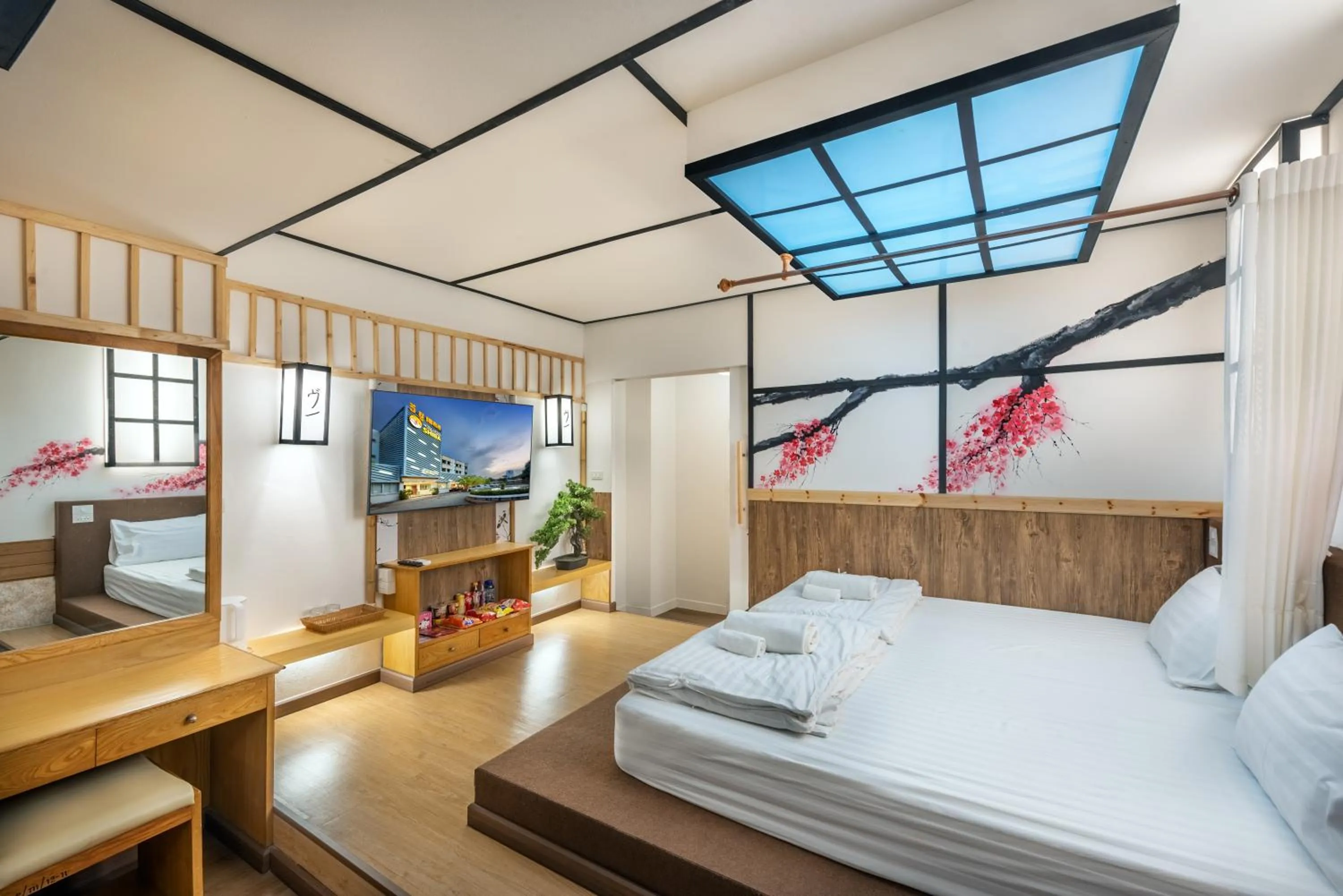 Bedroom, Bed in โรงแรมชิบะรูม นครราชสีมา เซ็นทรัลโคราช