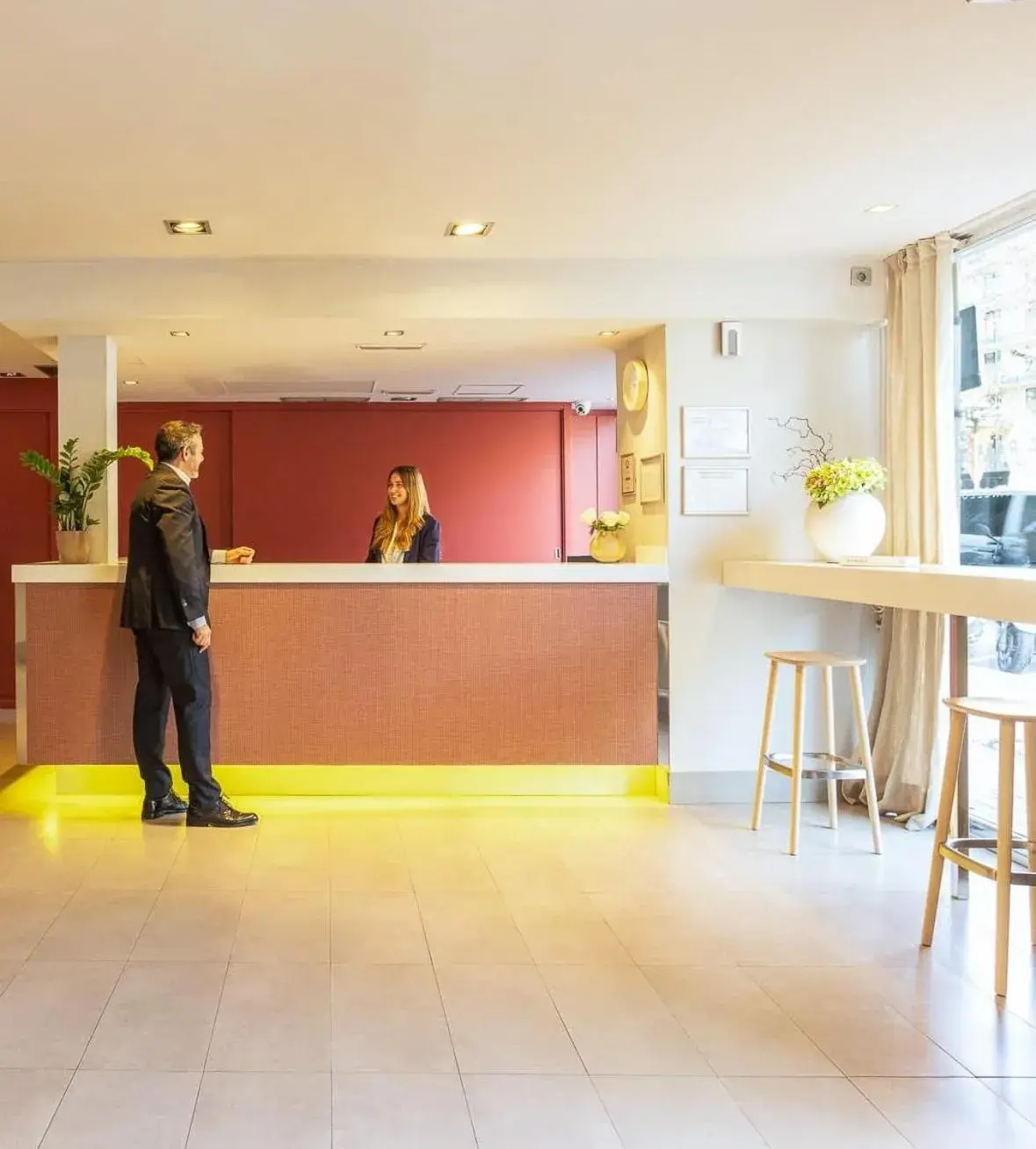 Lobby or reception in Arc La Rambla Lobby or reception in Arc La Rambla