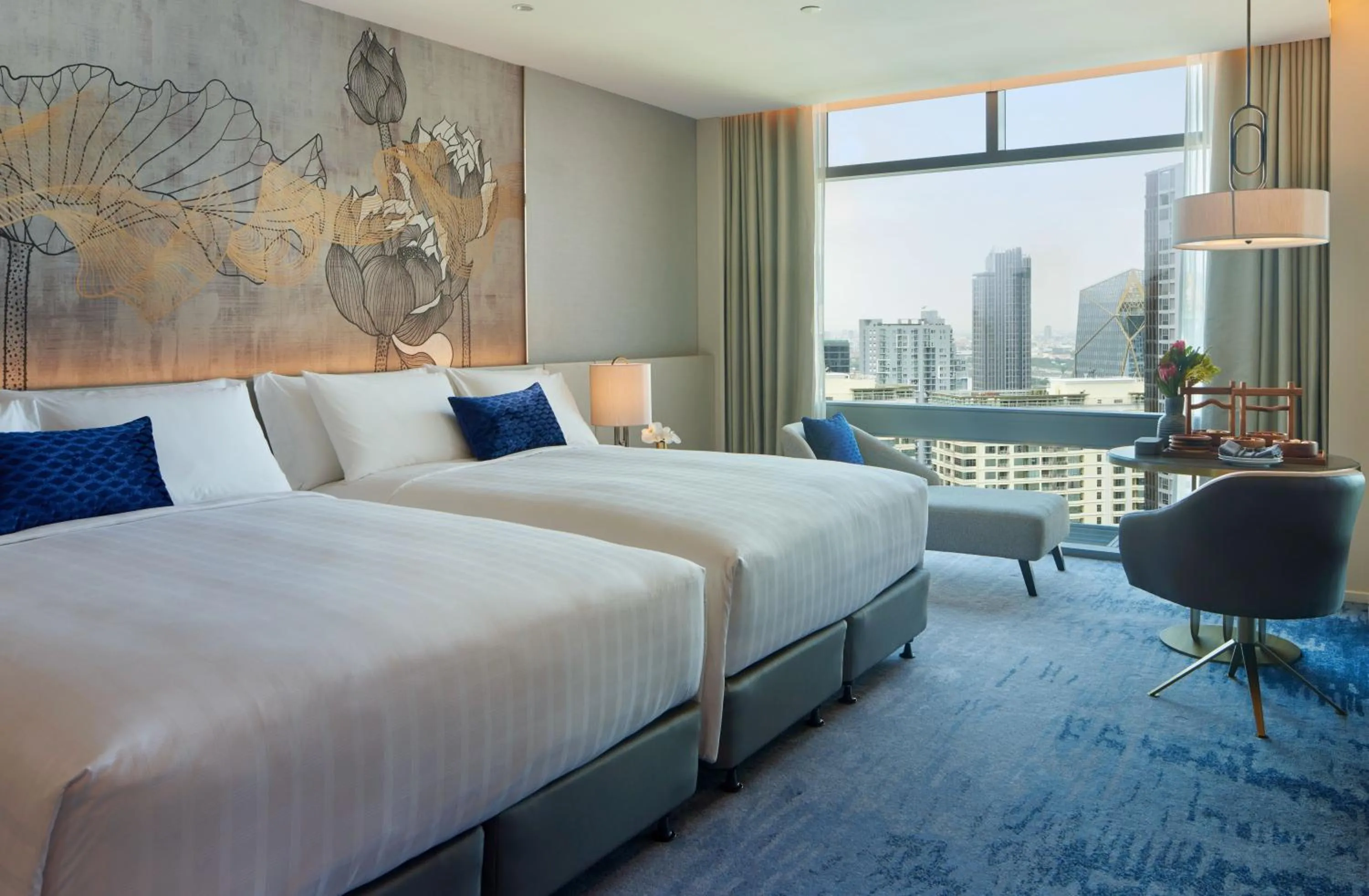 Bed in Chatrium Grand Bangkok