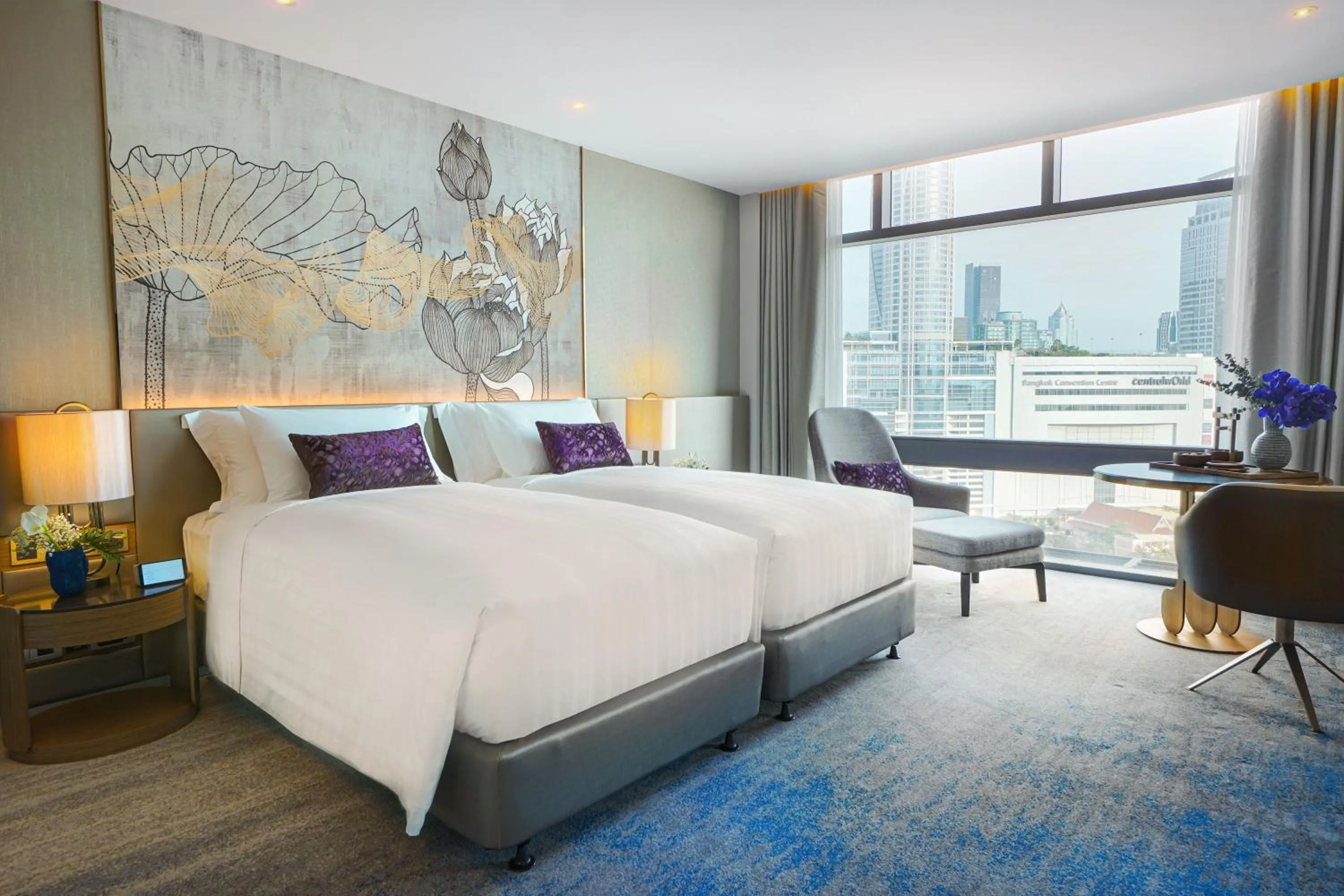 Bed in Chatrium Grand Bangkok