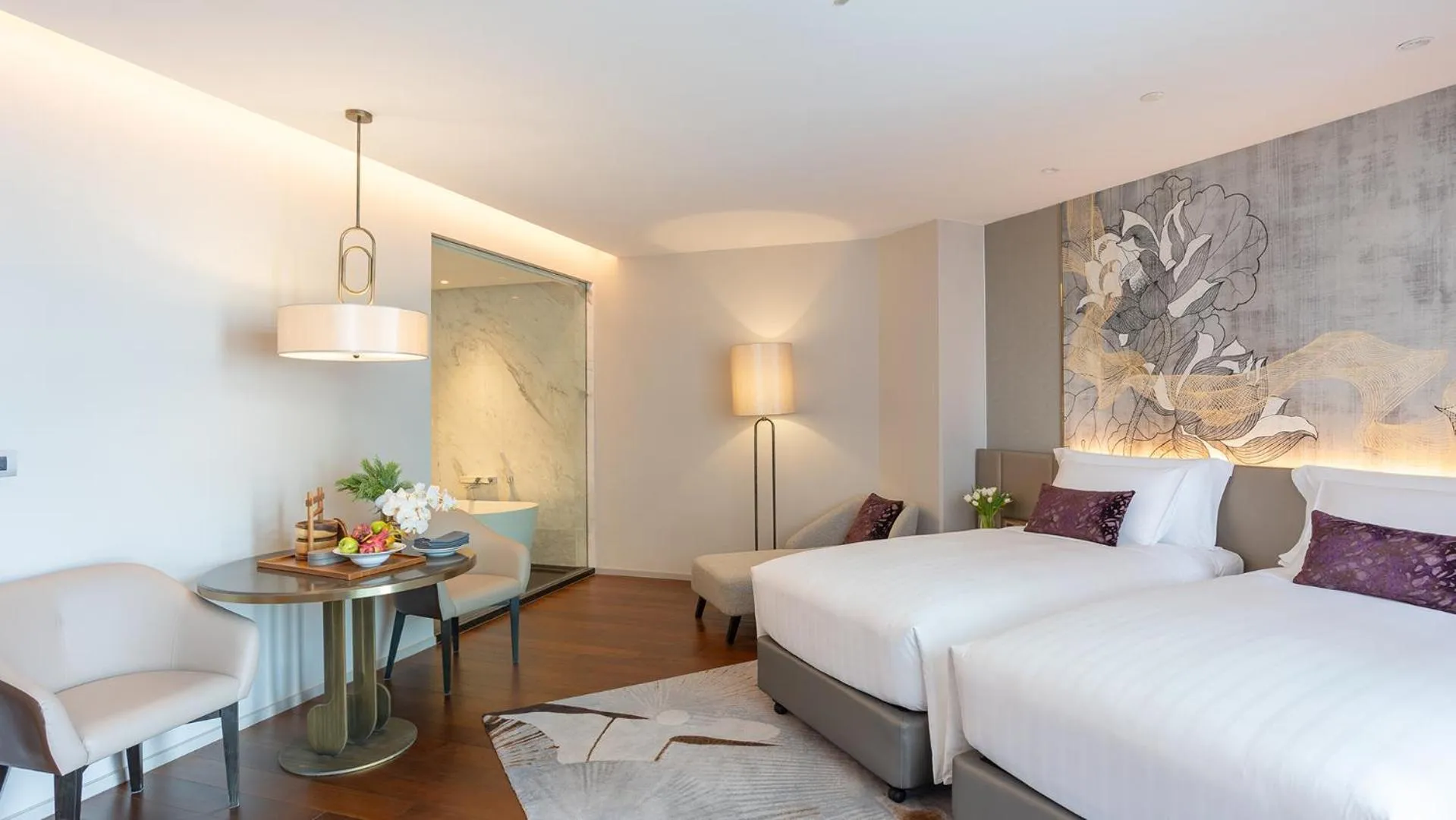 Bed in Chatrium Grand Bangkok