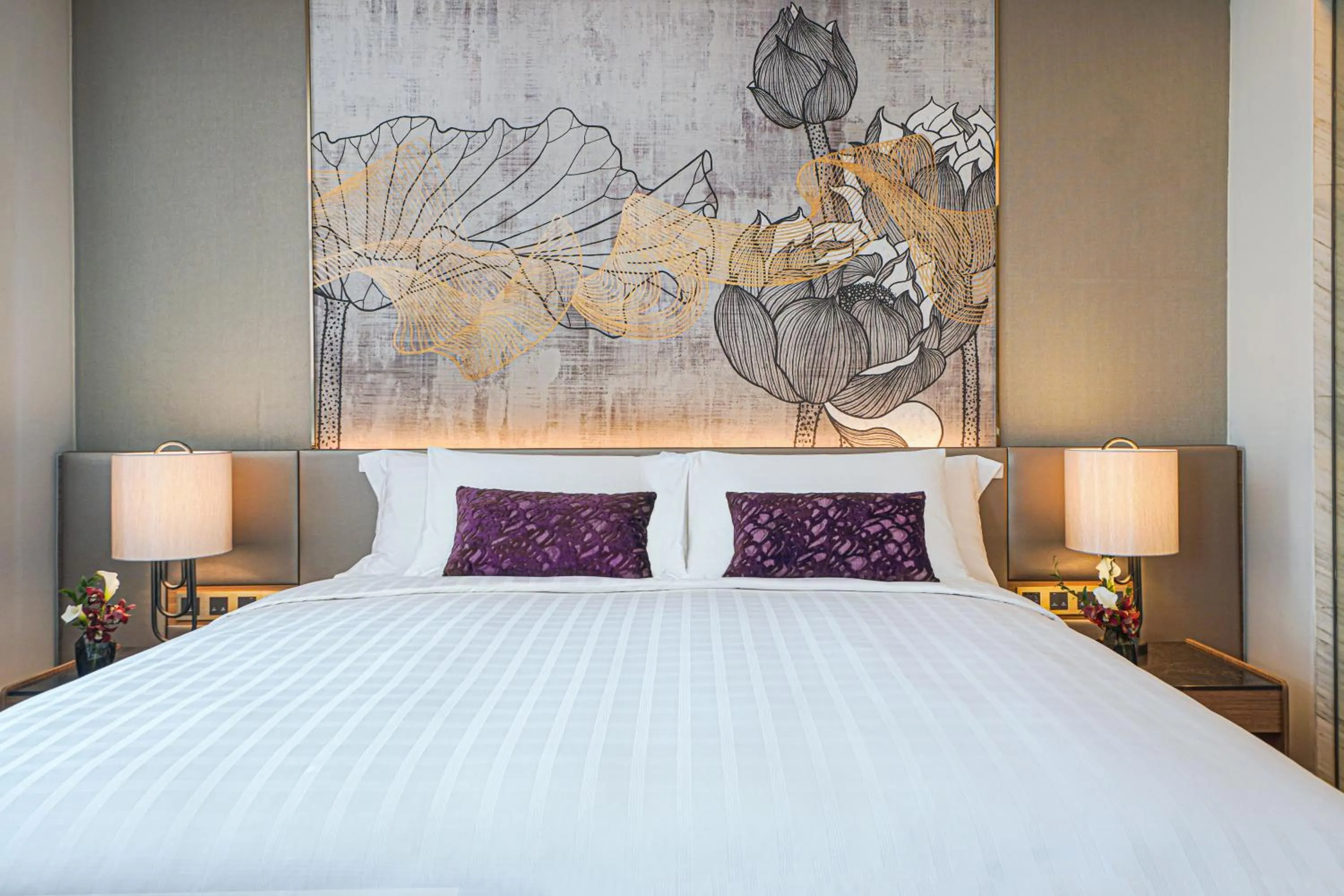 Bed in Chatrium Grand Bangkok