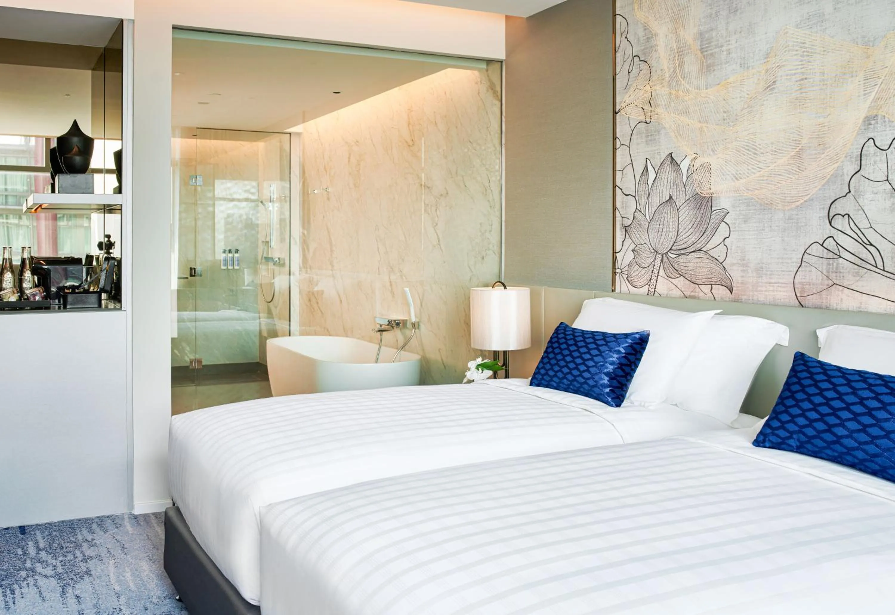 Bed in Chatrium Grand Bangkok