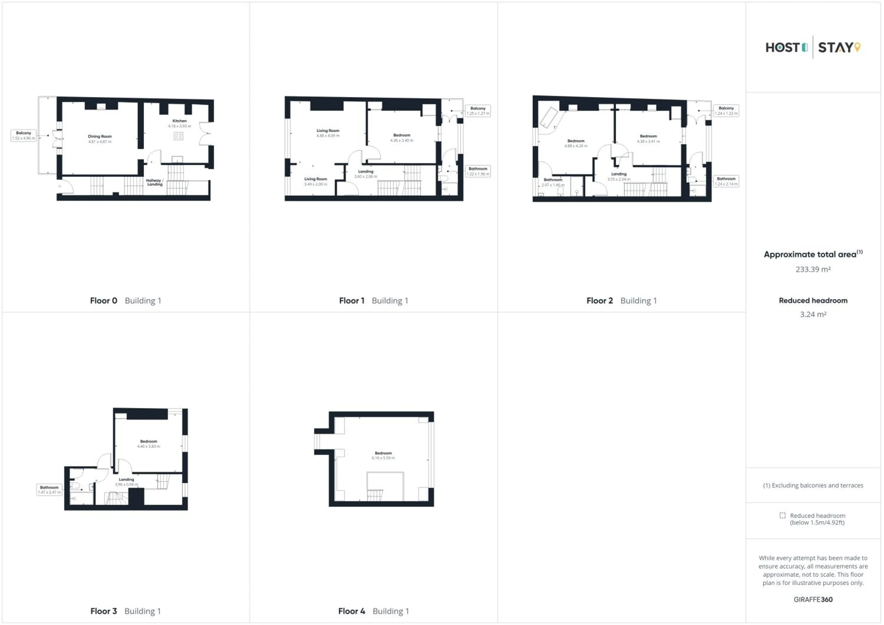 Floor plan in Host & Stay - One Mulgrave Place
